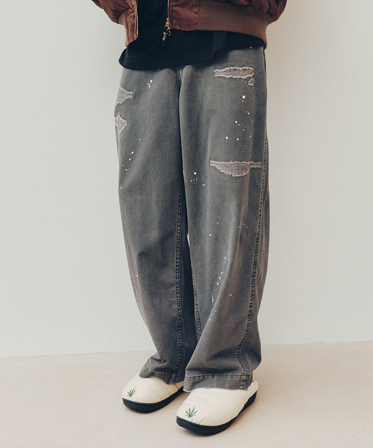 MANASTASH/マナスタッシュ/DISTRESSED CHINO PANTS/チノパンツ