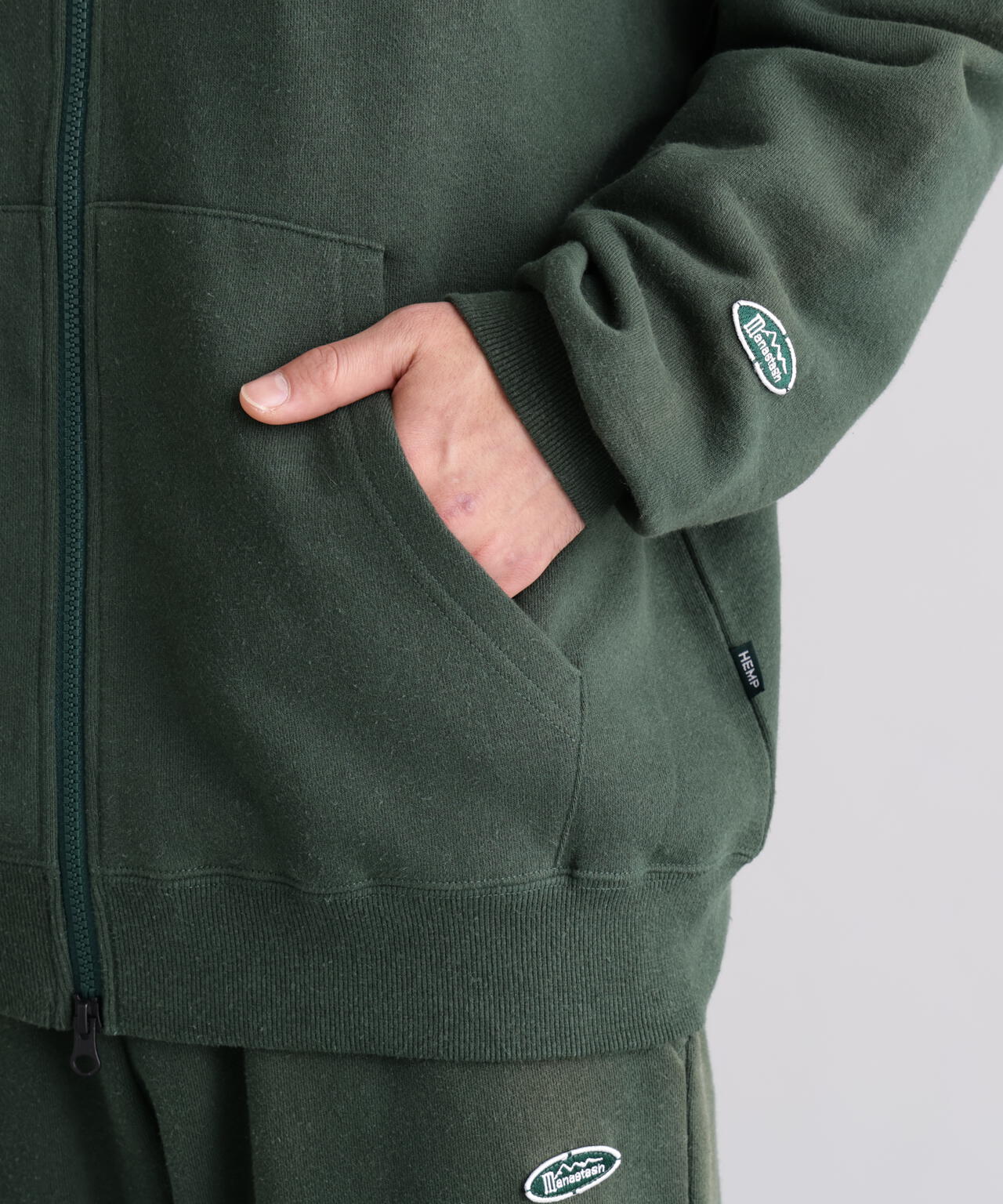 MANASTASH/マナスタッシュ/HEMP CLASSIC SWEAT ZIP HOODIE