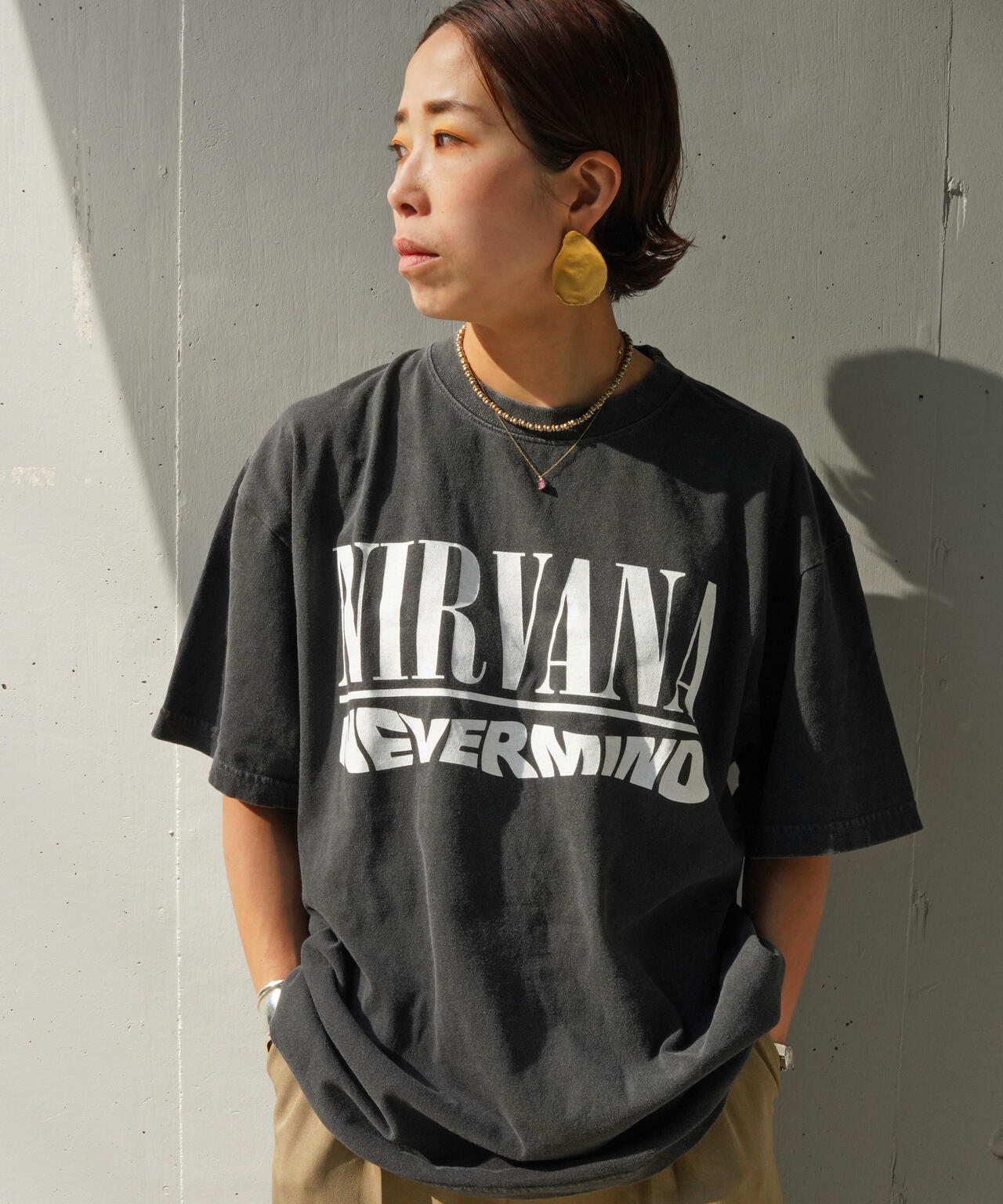 GOOD ROCK SPEED×MANASTASH(グッドロックスピード×マナスタッシュ)別注 NIRVANA コラボTシャツ《メンズ・ウ