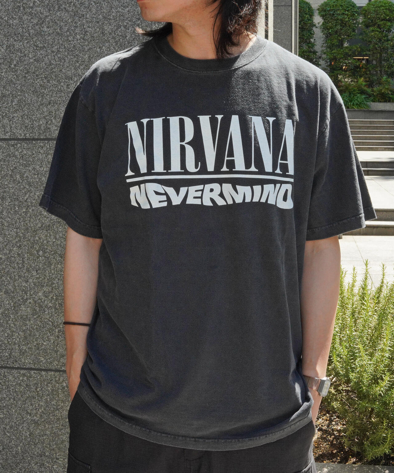 GOOD ROCK SPEED×MANASTASH(グッドロックスピード×マナスタッシュ)別注 NIRVANA コラボTシャツ《メンズ・ウ