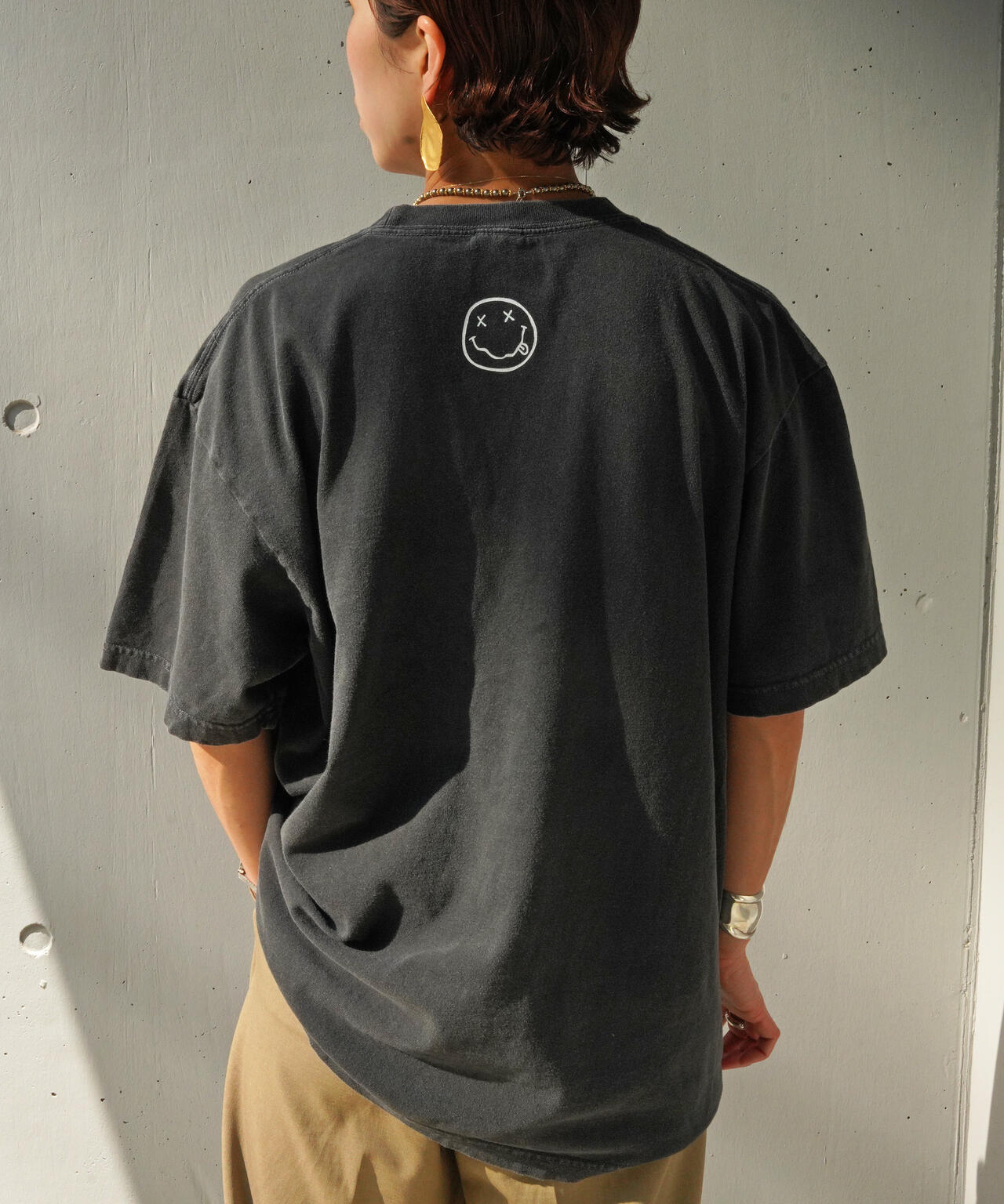 GOOD ROCK SPEED×MANASTASH(グッドロックスピード×マナスタッシュ)別注 NIRVANA コラボTシャツ《メンズ・ウ