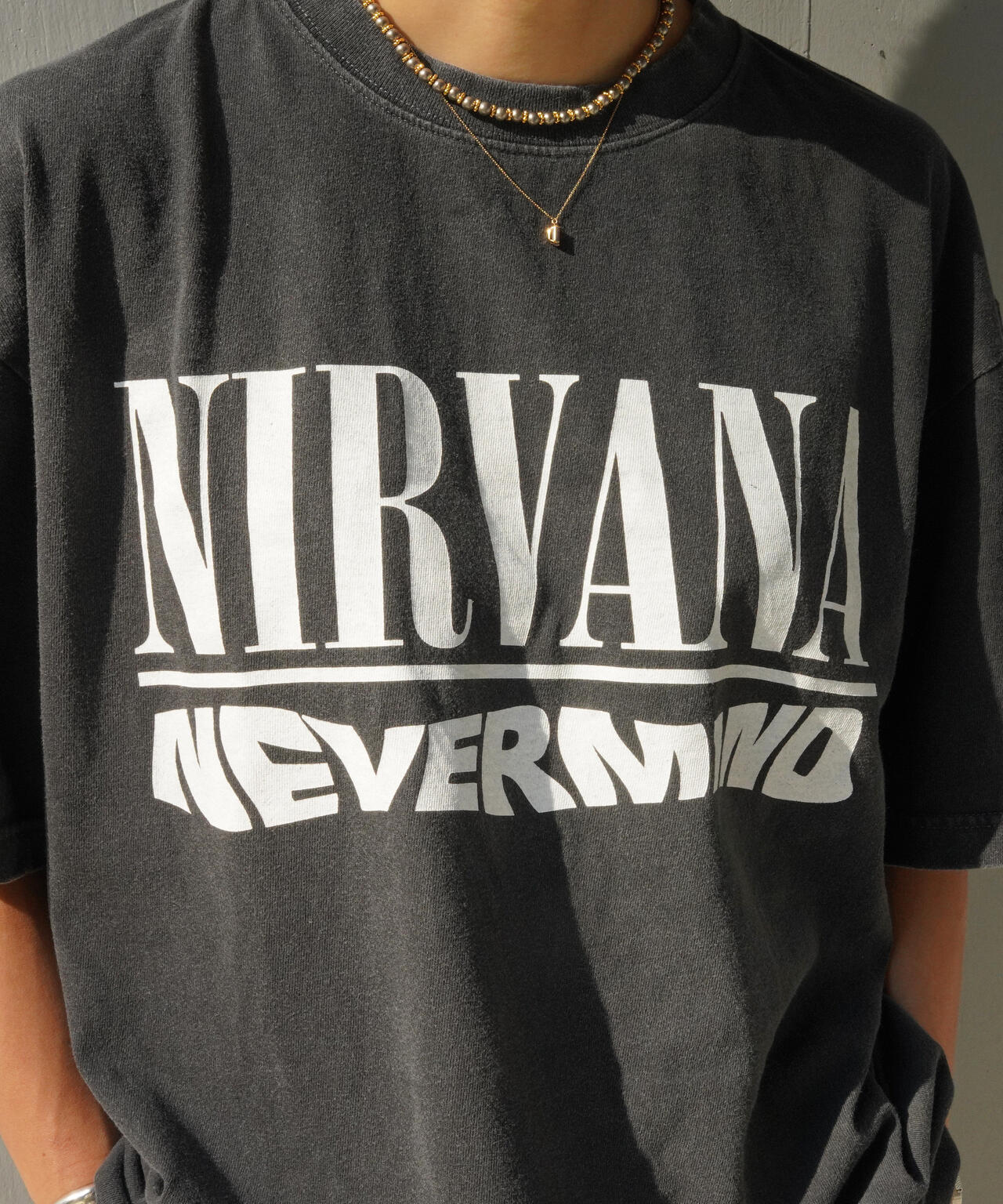 GOOD ROCK SPEED×MANASTASH(グッドロックスピード×マナスタッシュ)別注 NIRVANA コラボTシャツ《メンズ・ウ