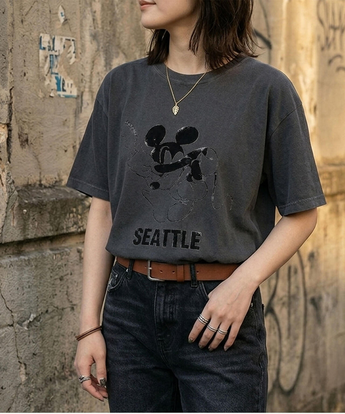 MANASTASHxGOOD ROCK SPEED/マナスタッシュ/MICKEY SEATTLE TEE