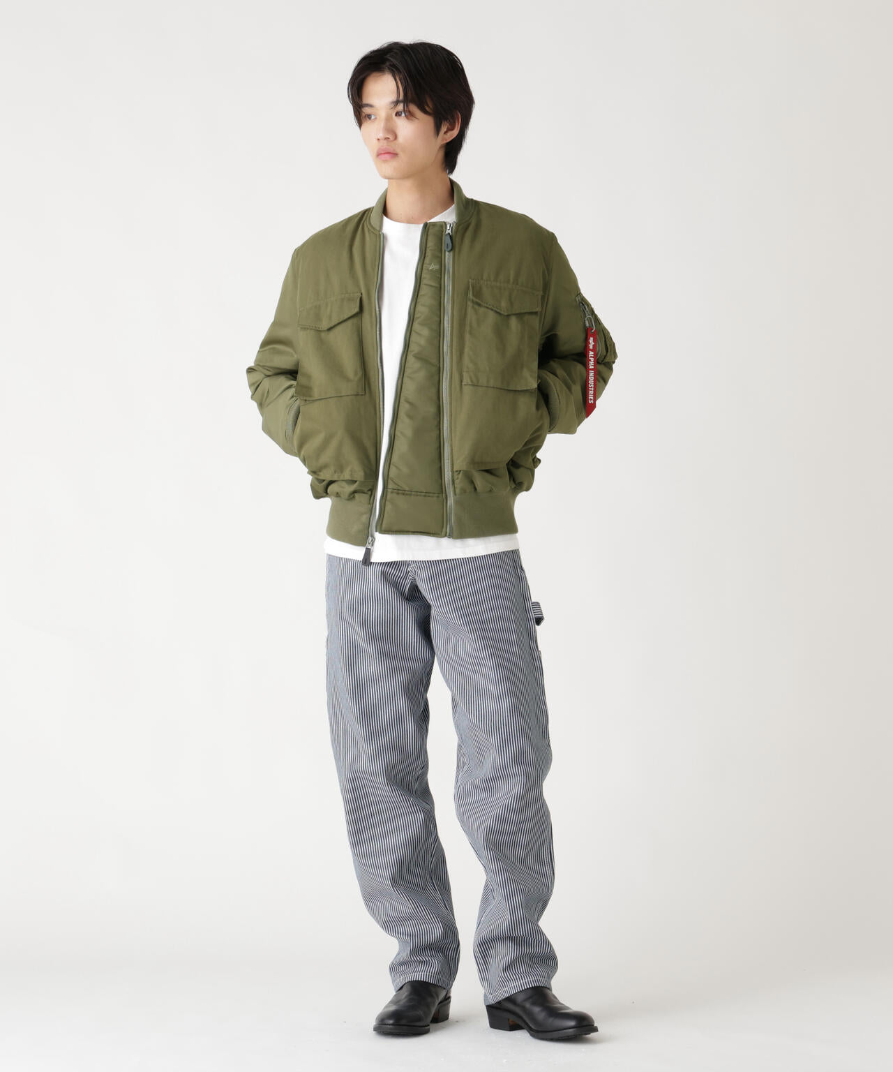 MA-1 MIXED COTTON FLIGHT JACKET