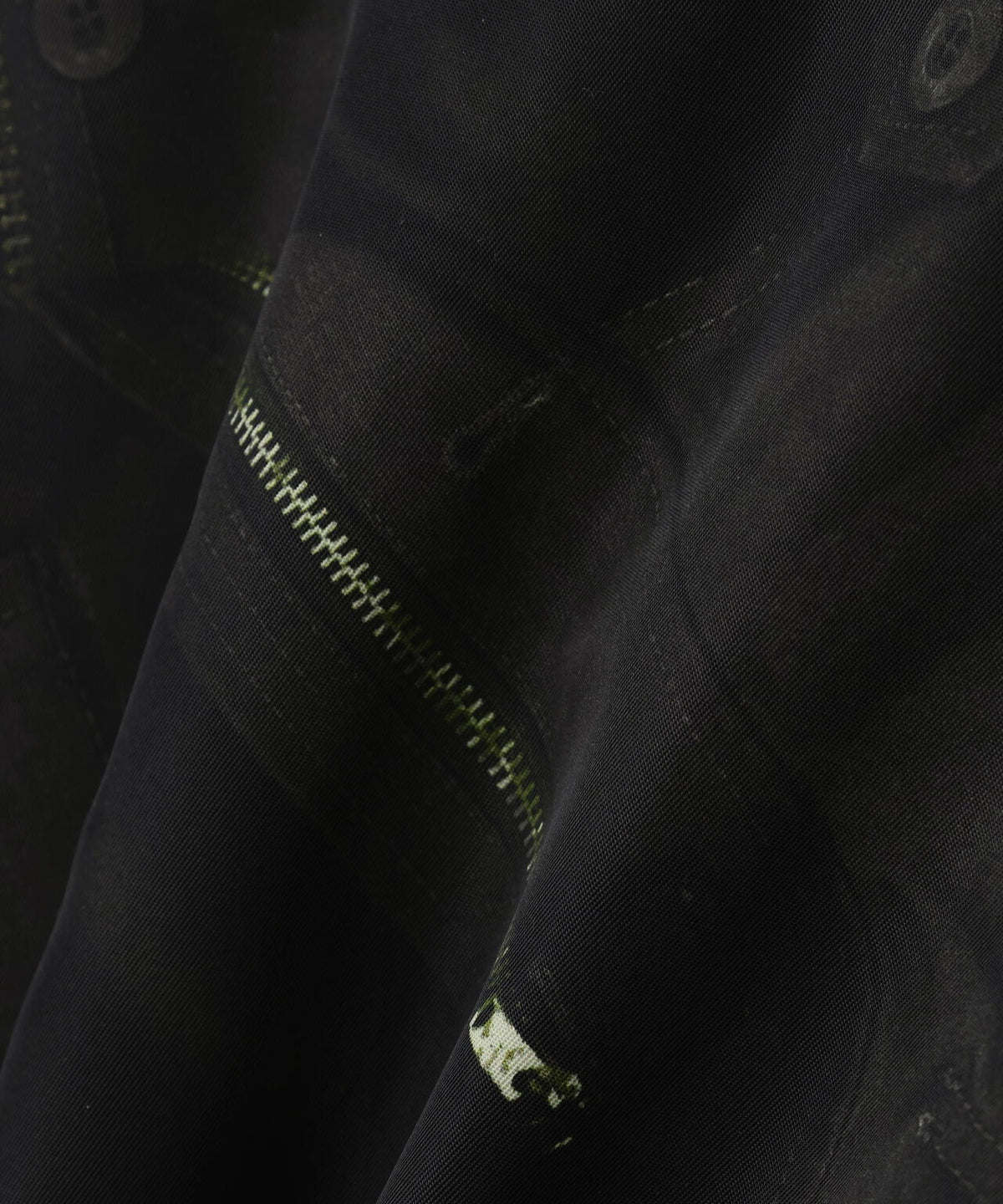 MA-1 ZIPPERED PRINT FLIGHT JACKET