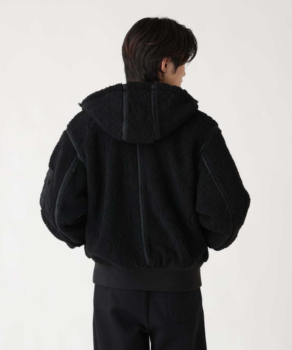 SHERPA ONION QUILTING FLIGHT JACKET