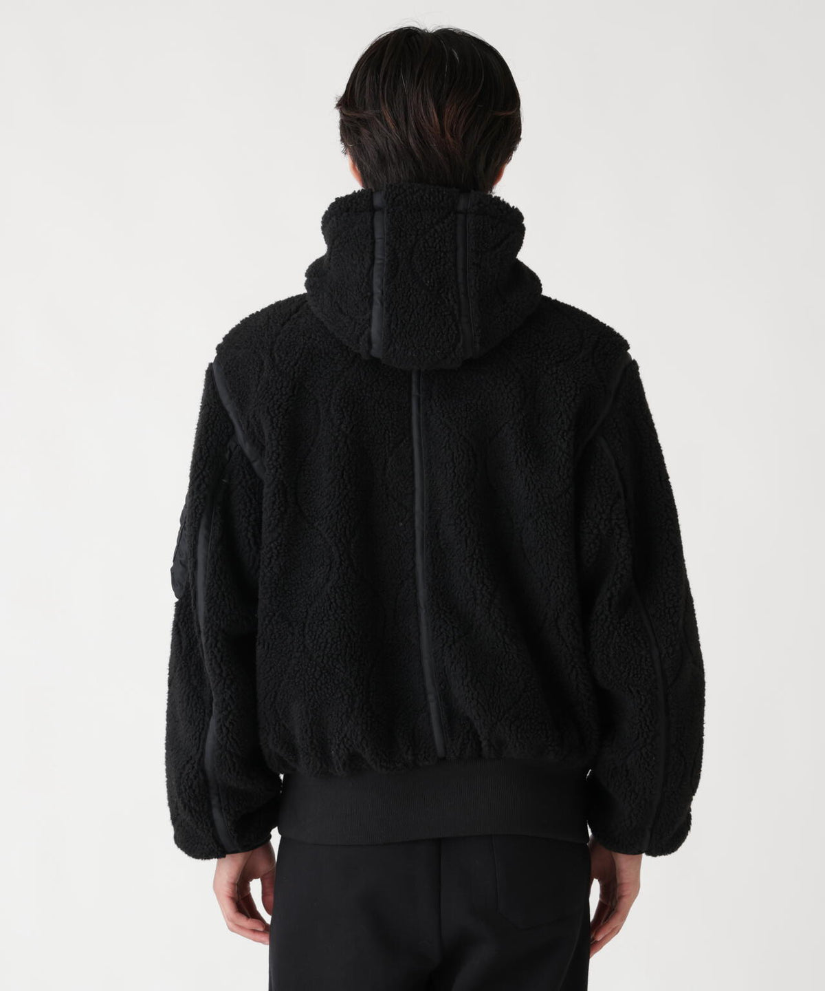 SHERPA ONION QUILTING FLIGHT JACKET