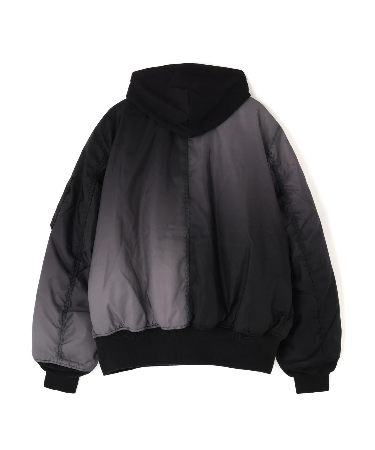 GRADIENT WASHED FLIGHT JACKET