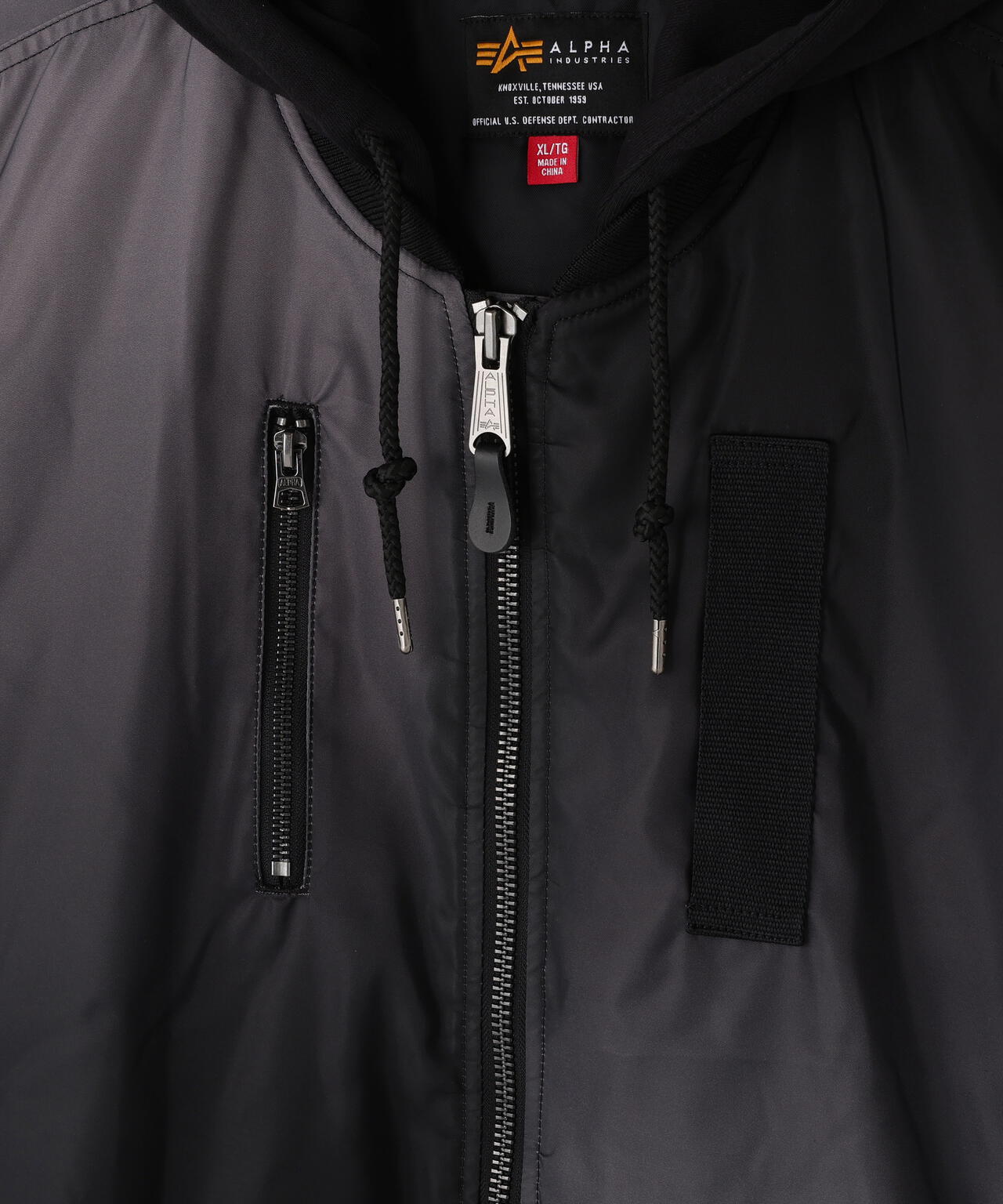 GRADIENT WASHED FLIGHT JACKET