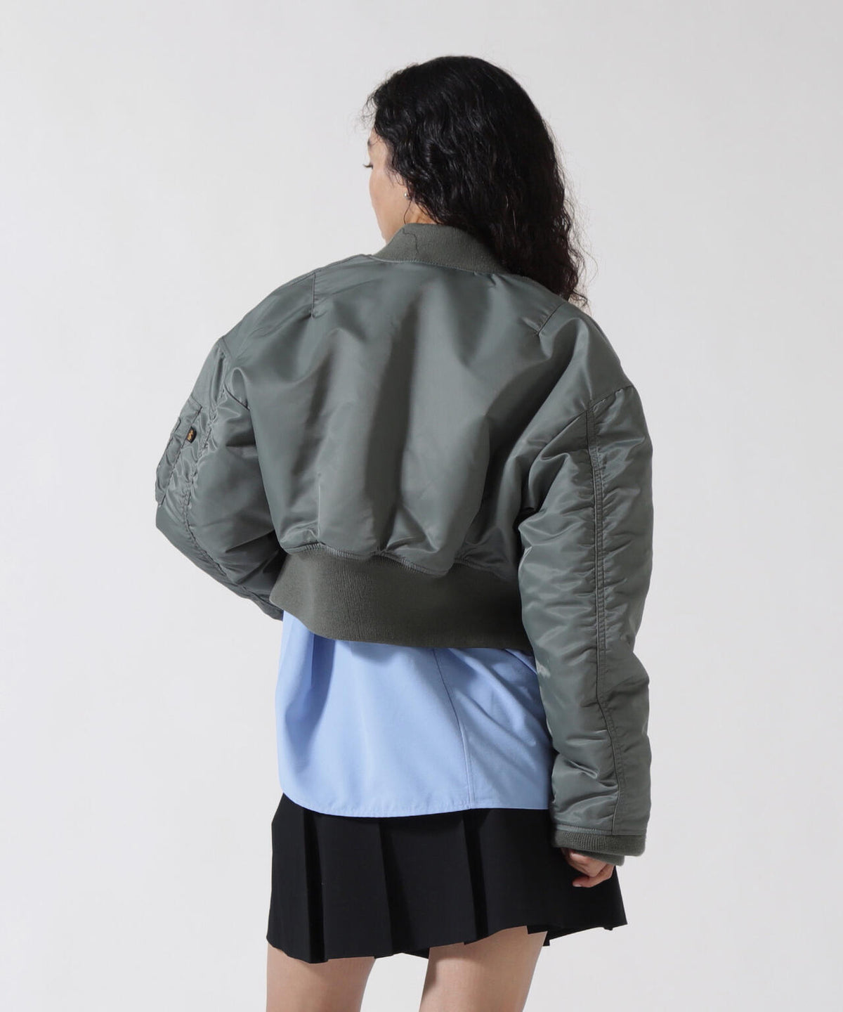 WOMENS MA-1 CROPPED FLIGHT JACKET