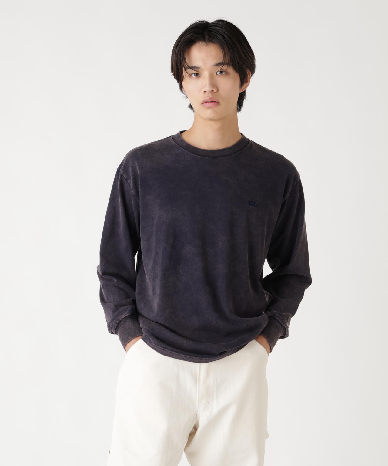 SNOW WASH LS T-SHIRT