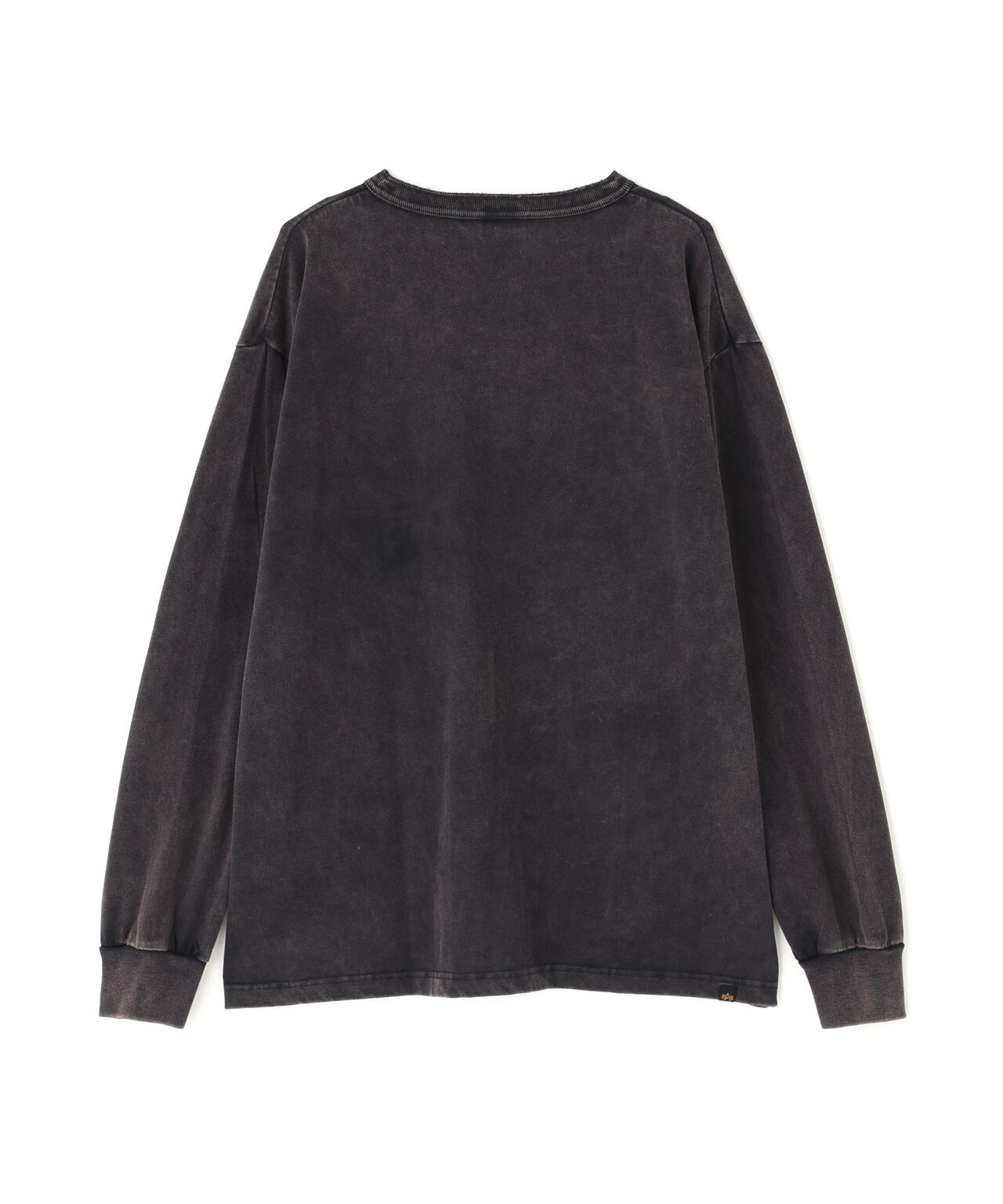 SNOW WASH LS HENLEY NECK T-SHIRT