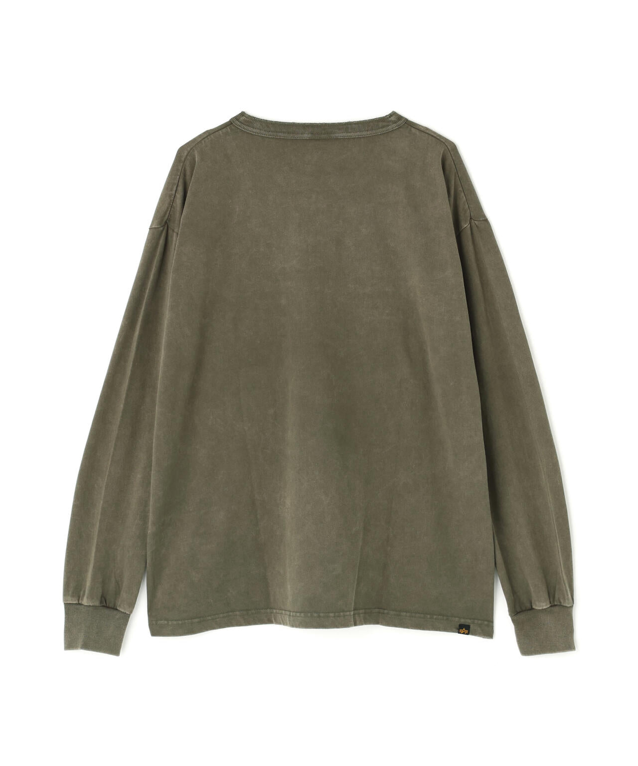 SNOW WASH LS HENLEY NECK T-SHIRT