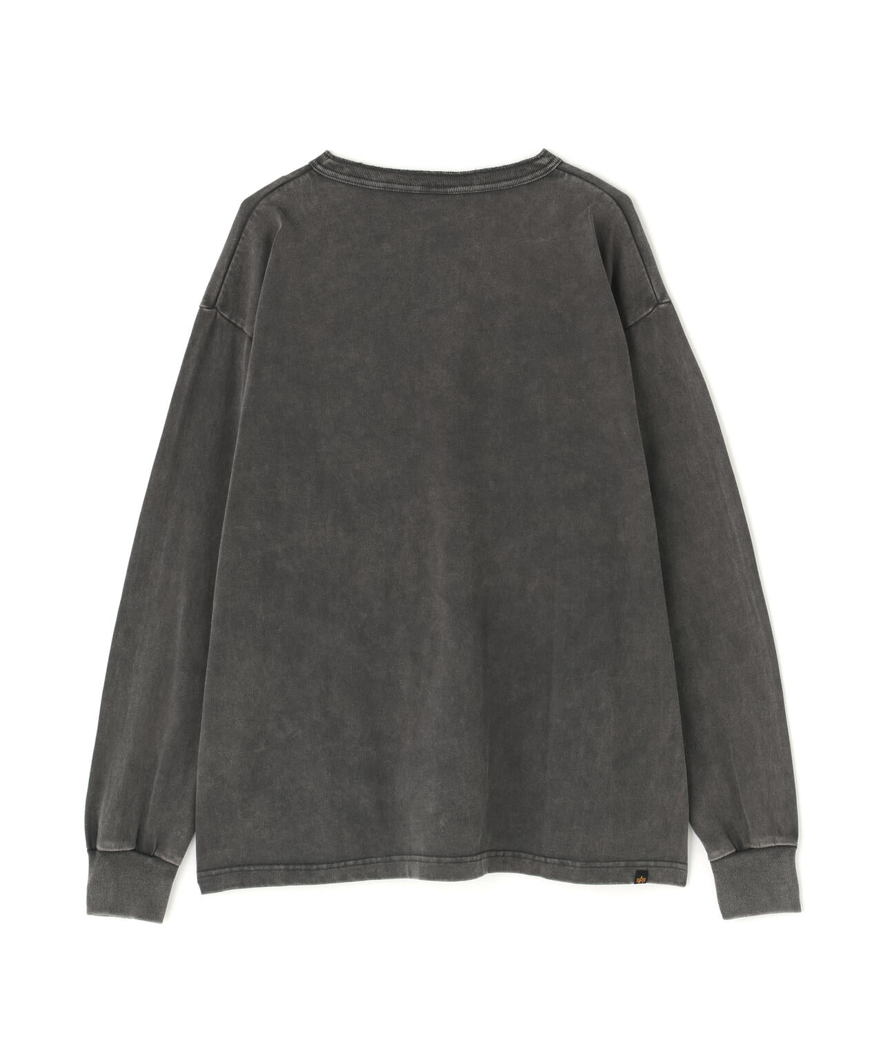 SNOW WASH LS HENLEY NECK T-SHIRT