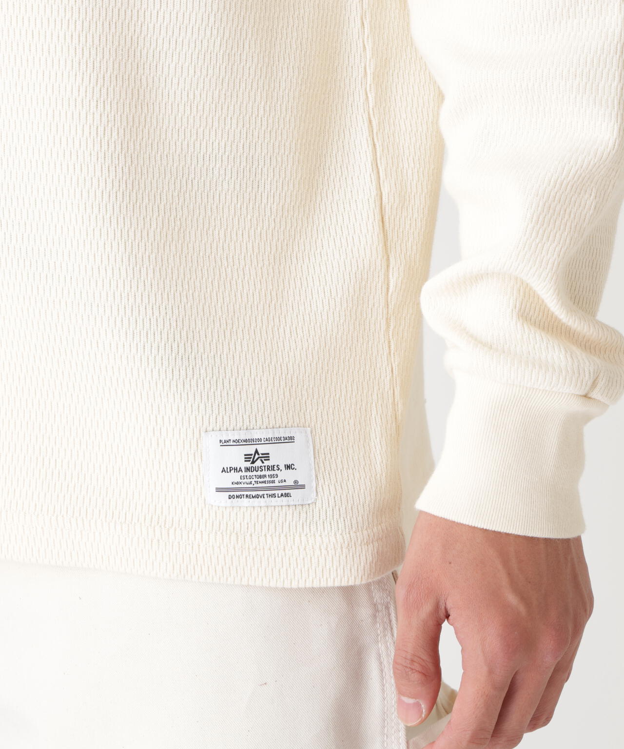 HONEYCOMB WAFFLE LS T-SHIRT