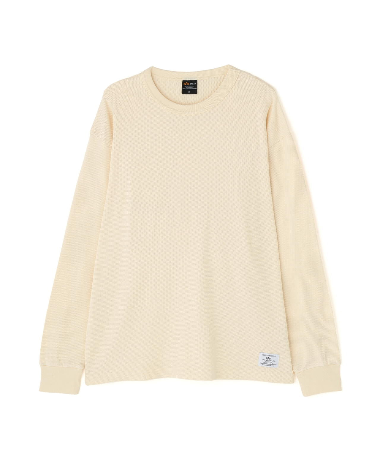 HONEYCOMB WAFFLE LS T-SHIRT / ハニカム ワッフル ロング ティーシャツ