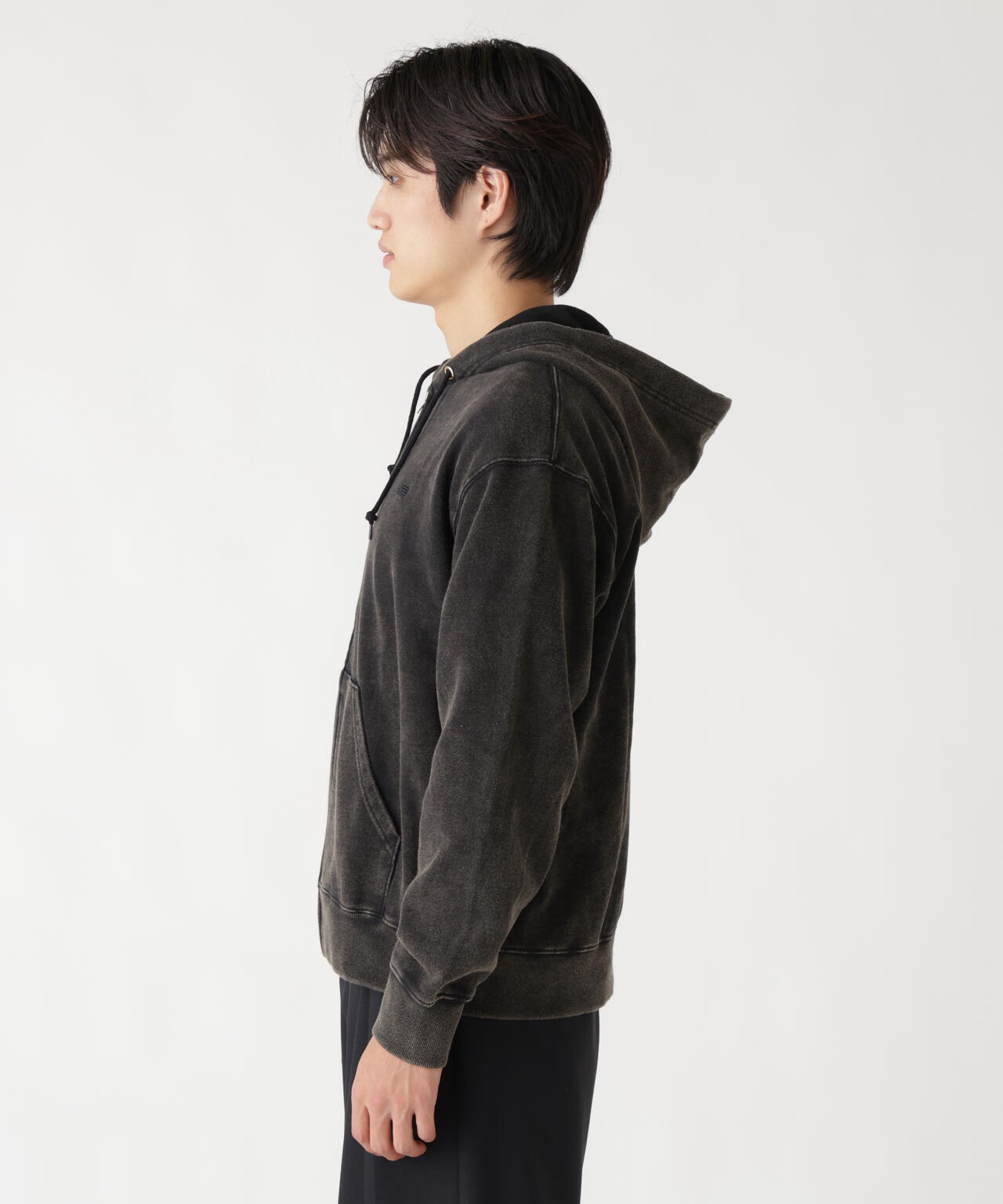 SNOW WASH ZIP HOODIE