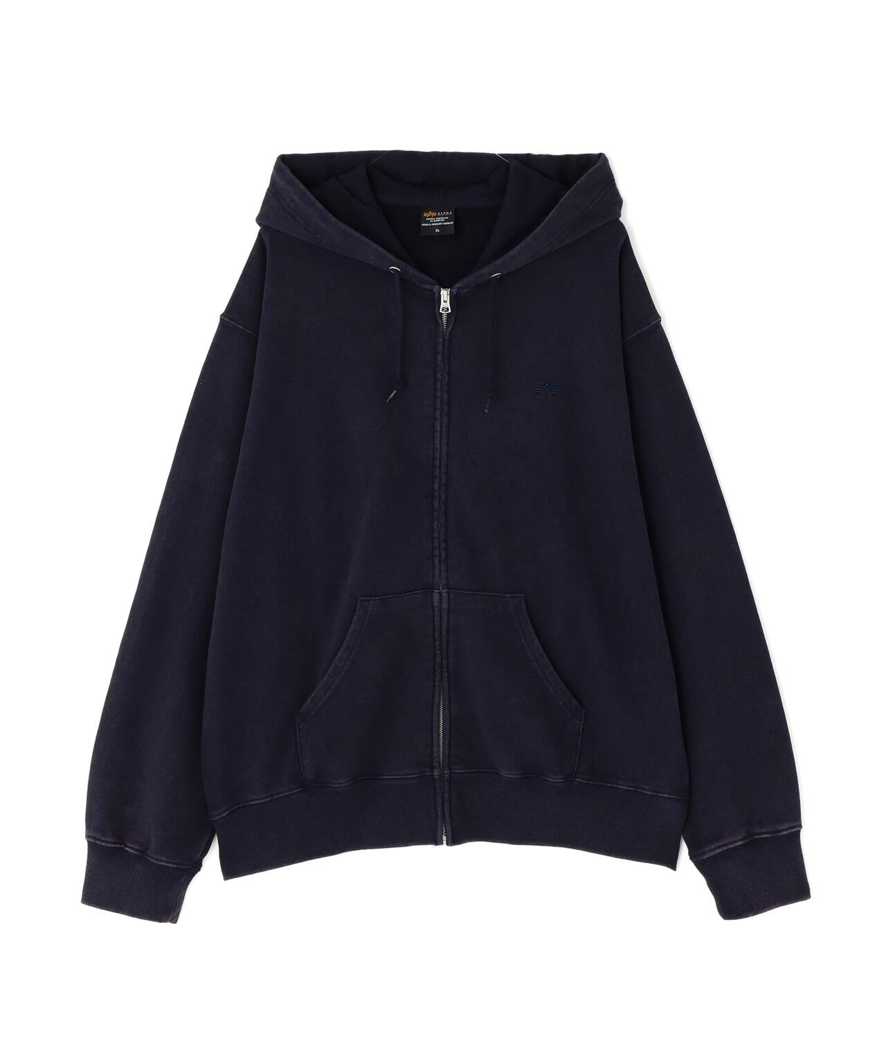 SNOW WASH ZIP HOODIE
