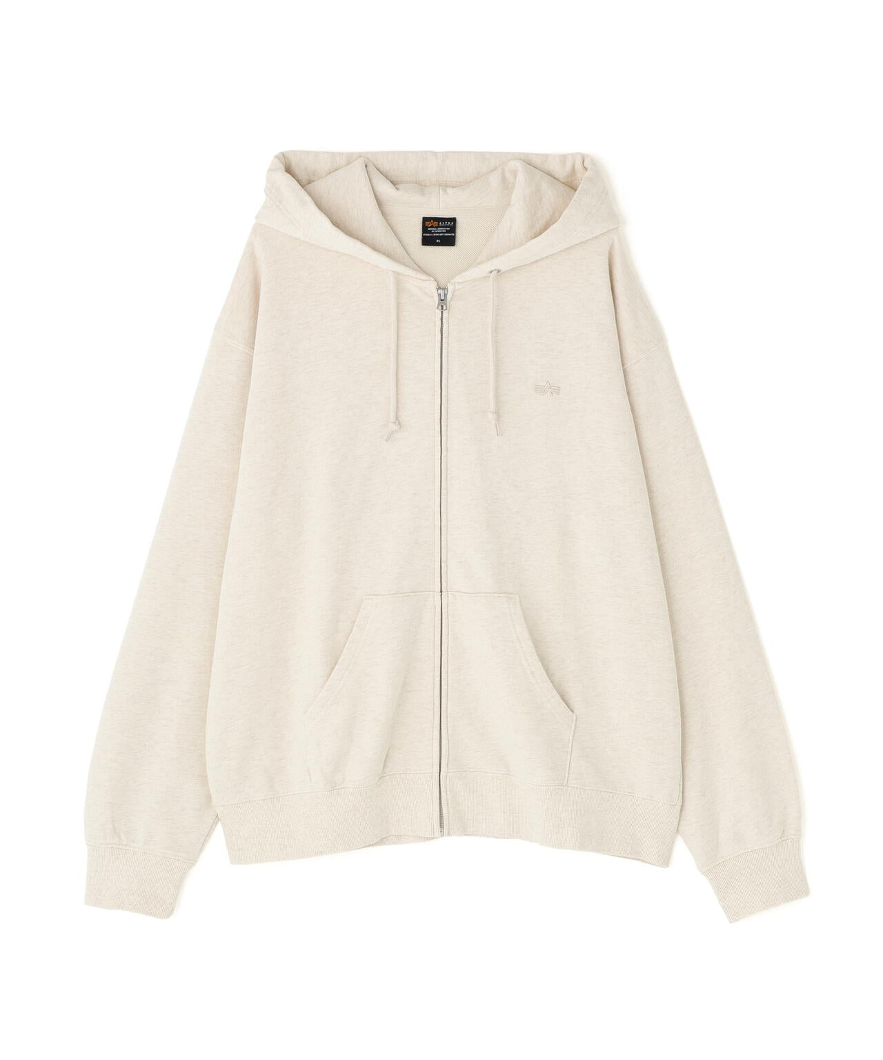 SNOW WASH ZIP HOODIE