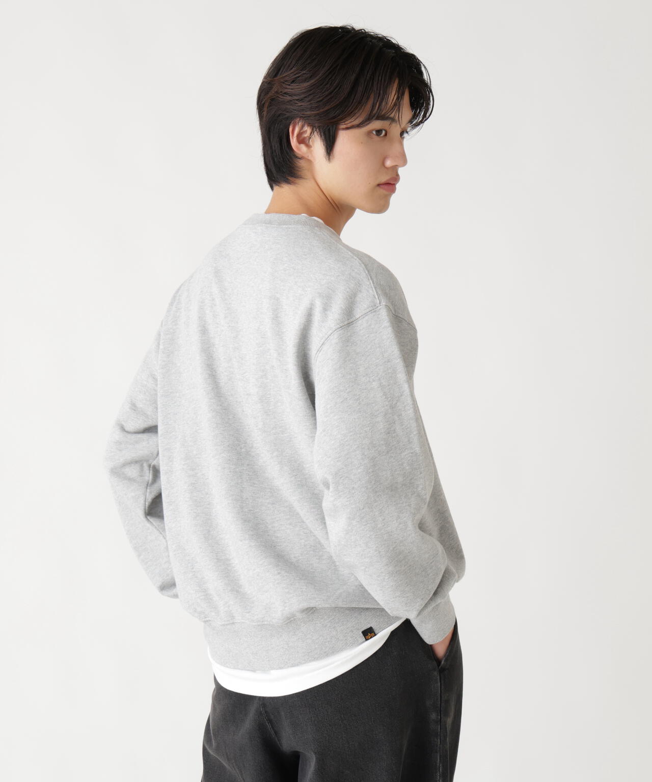 SNOW WASH CREW SWEAT