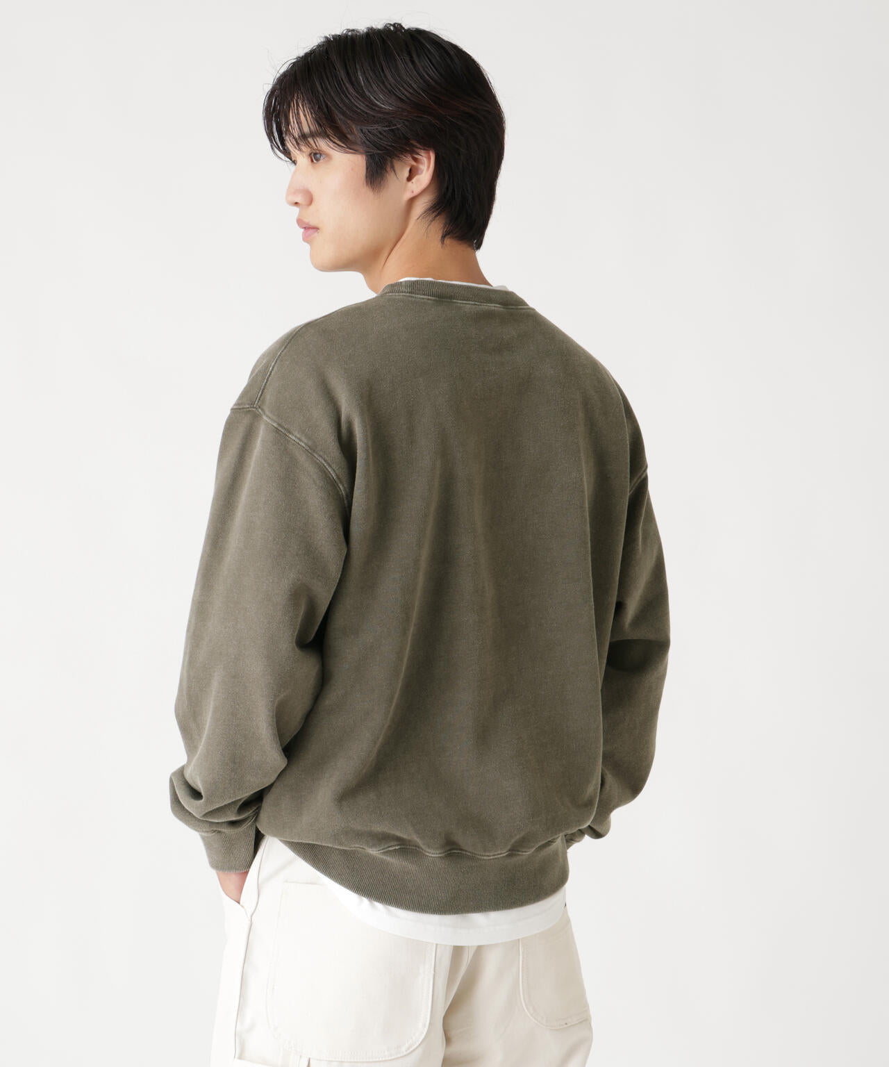 SNOW WASH CREW SWEAT