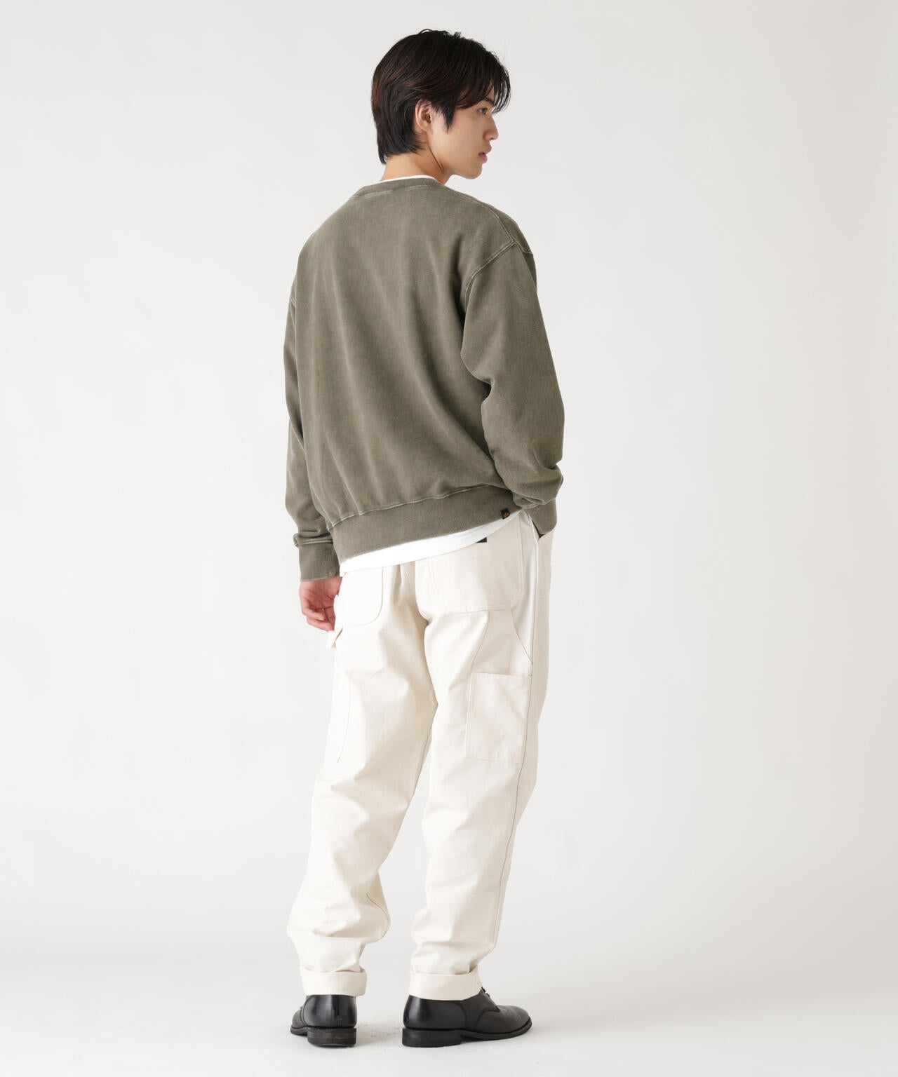 SNOW WASH CREW SWEAT