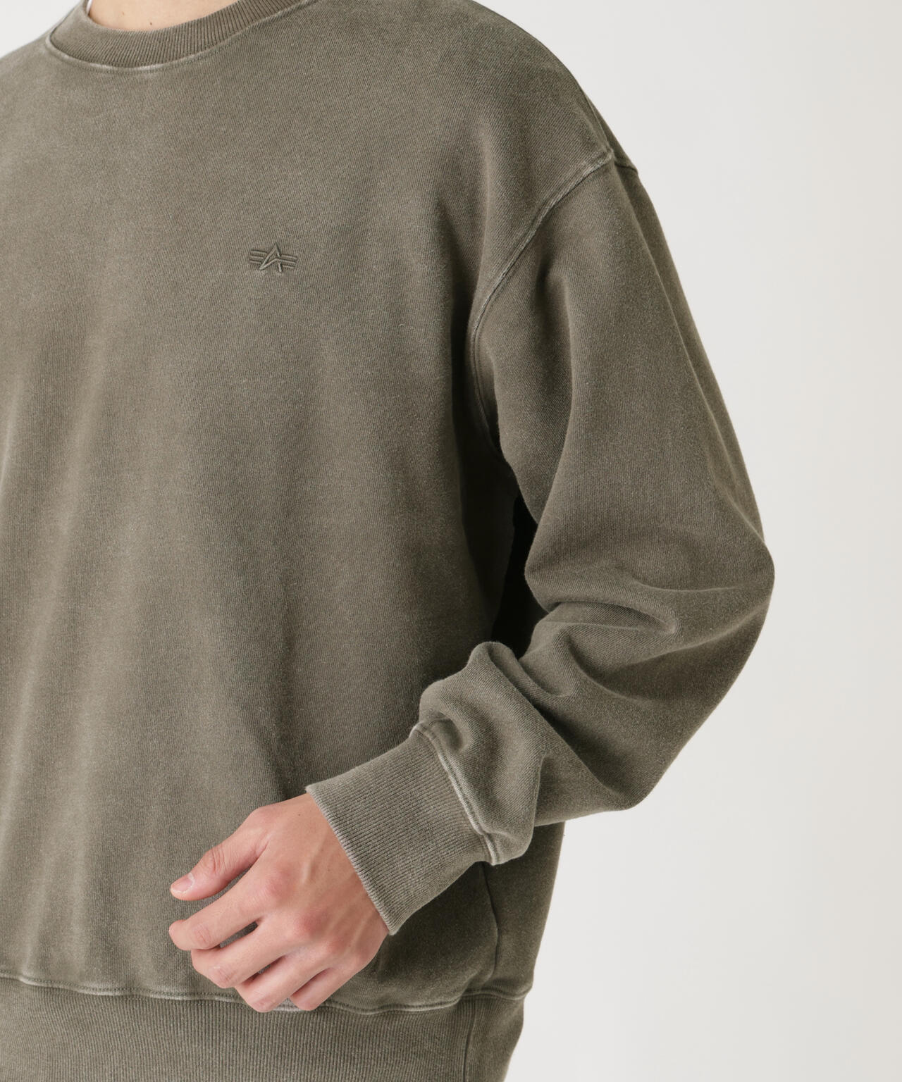 SNOW WASH CREW SWEAT