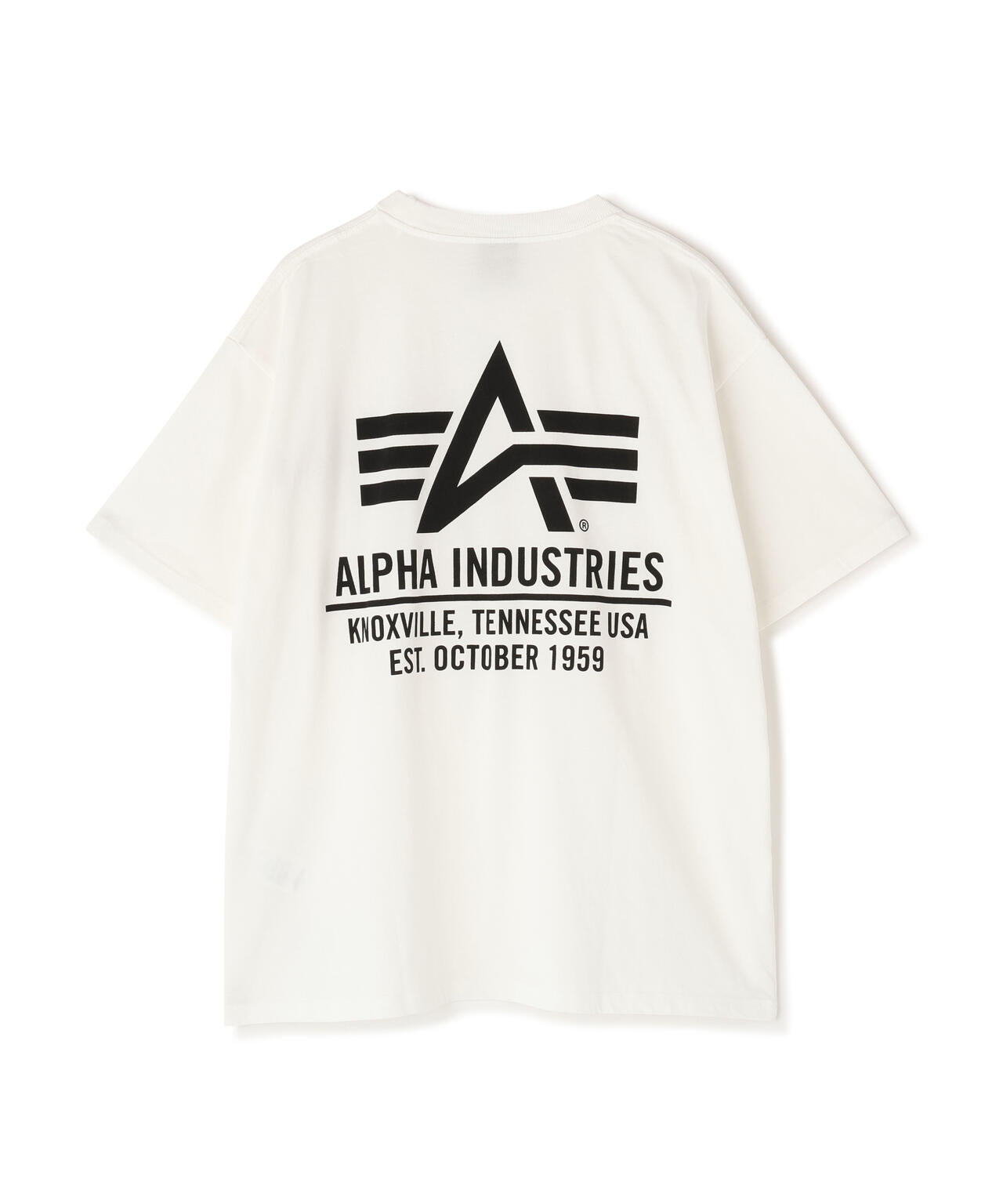 ALPHA RED RIBBON T-SHIRT / アルファ レッド リボン ティーシャツ