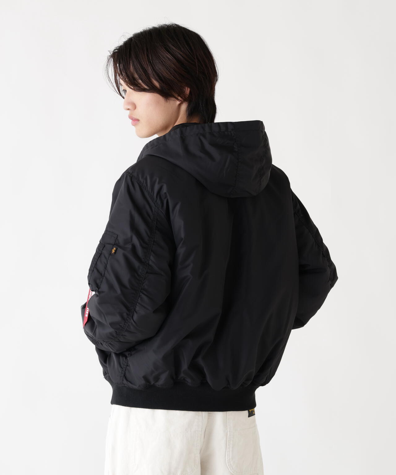 MA-1 HOODED OXFORD FLIGHT JACKET