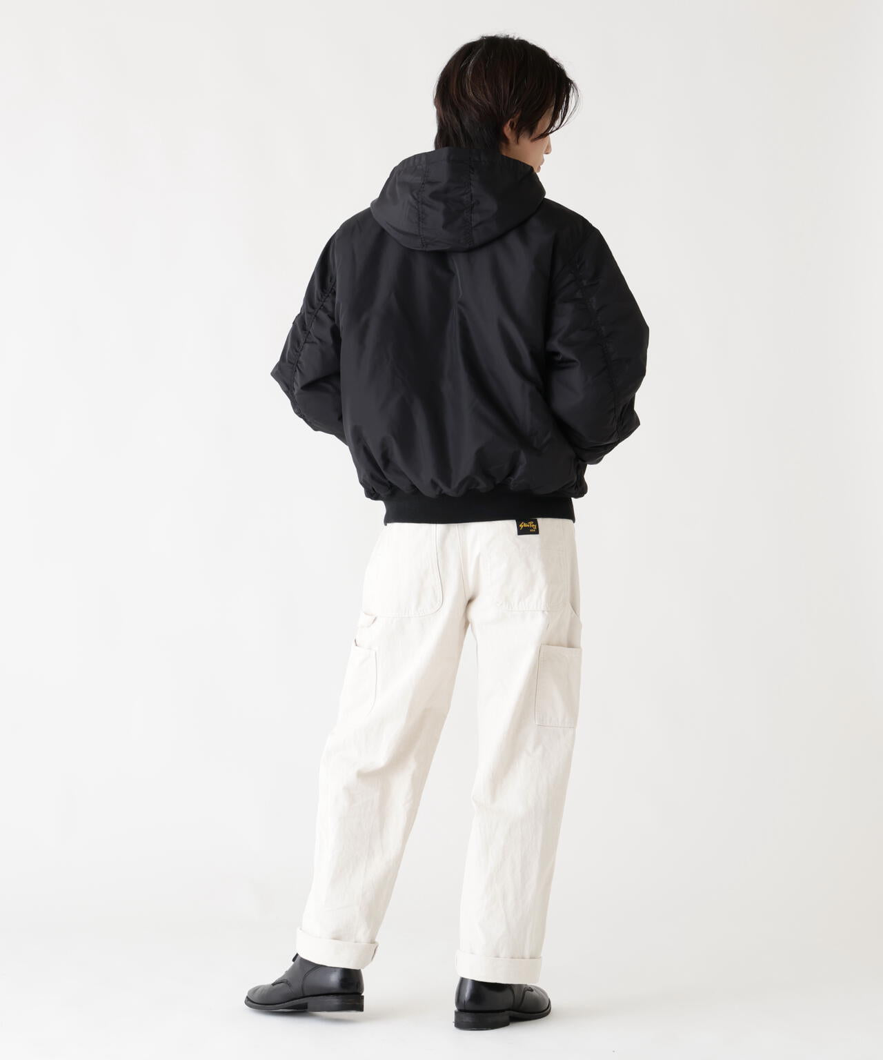 MA-1 HOODED OXFORD FLIGHT JACKET