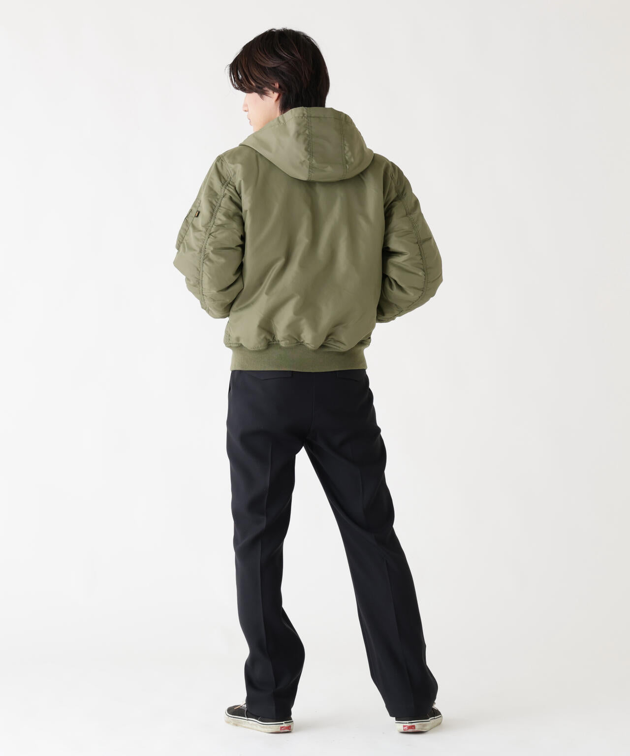 MA-1 HOODED OXFORD FLIGHT JACKET