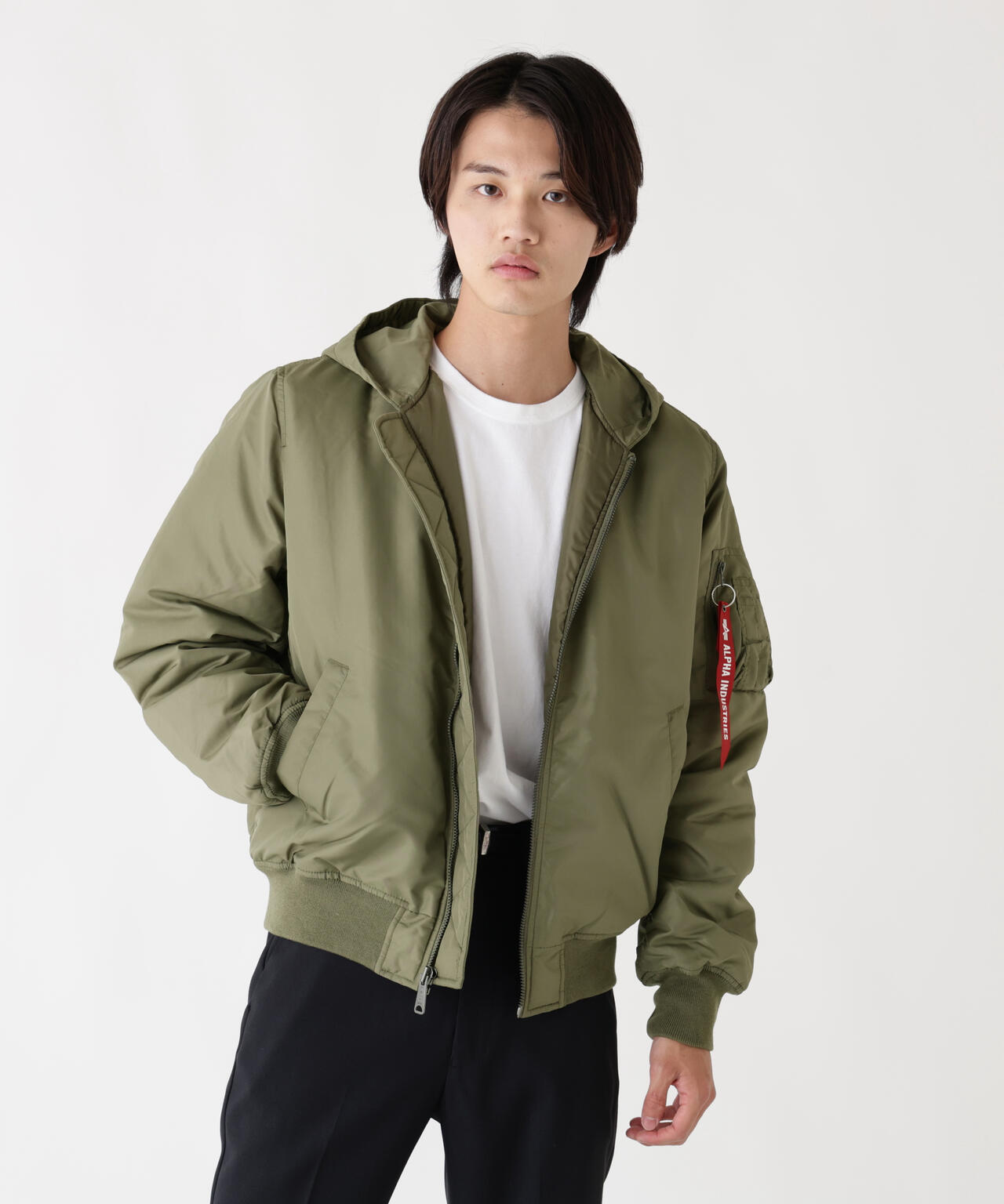 MA-1 HOODED OXFORD FLIGHT JACKET