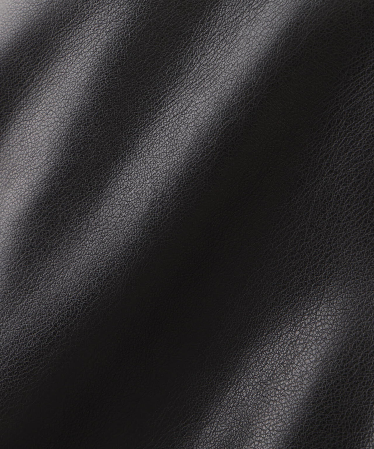 FAUX LEATHER HOODED RIB FLIGHT JACKET