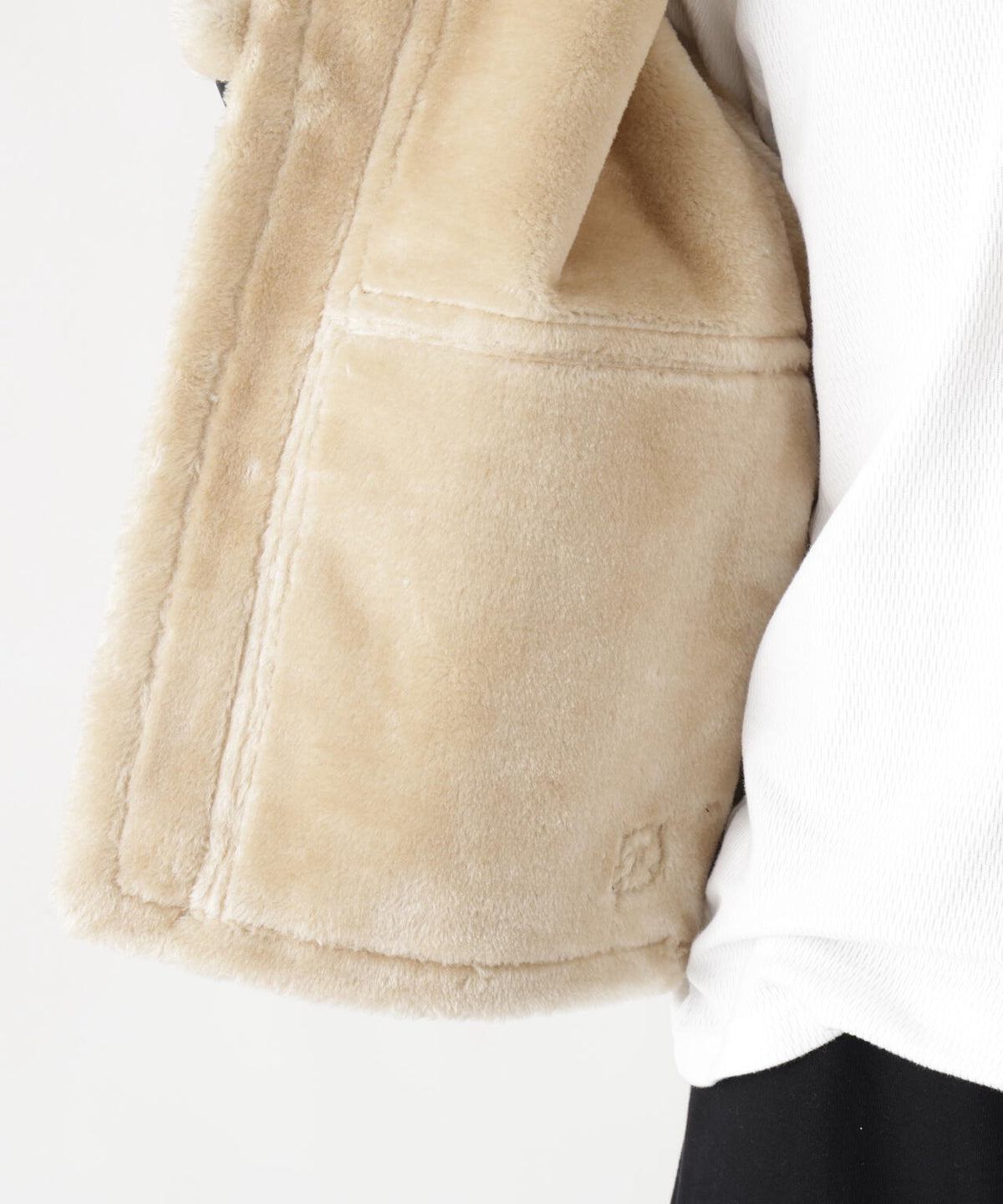 FAUX LEATHER B-3 MOD JACKET