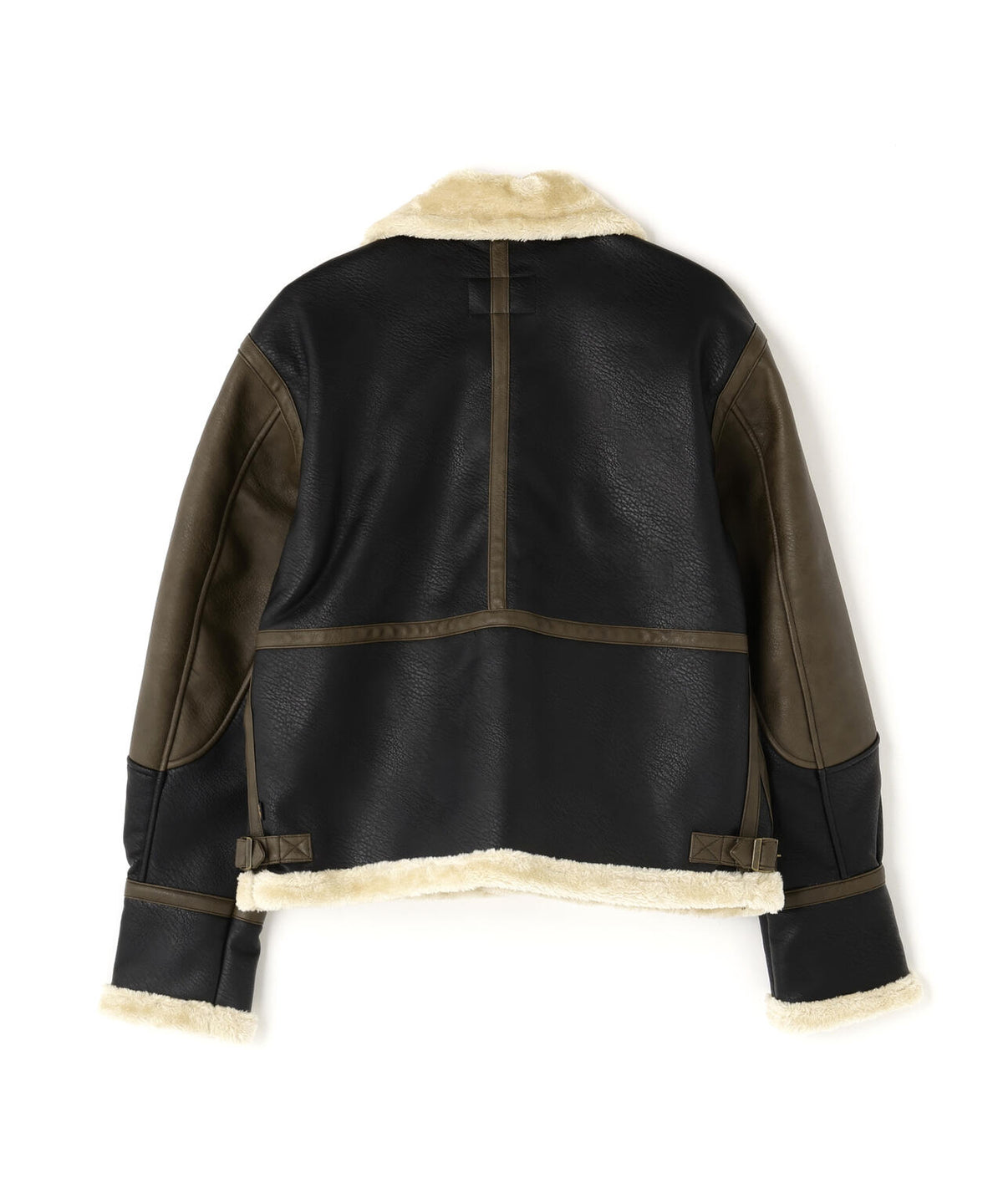 FAUX LEATHER B-3 MOD JACKET