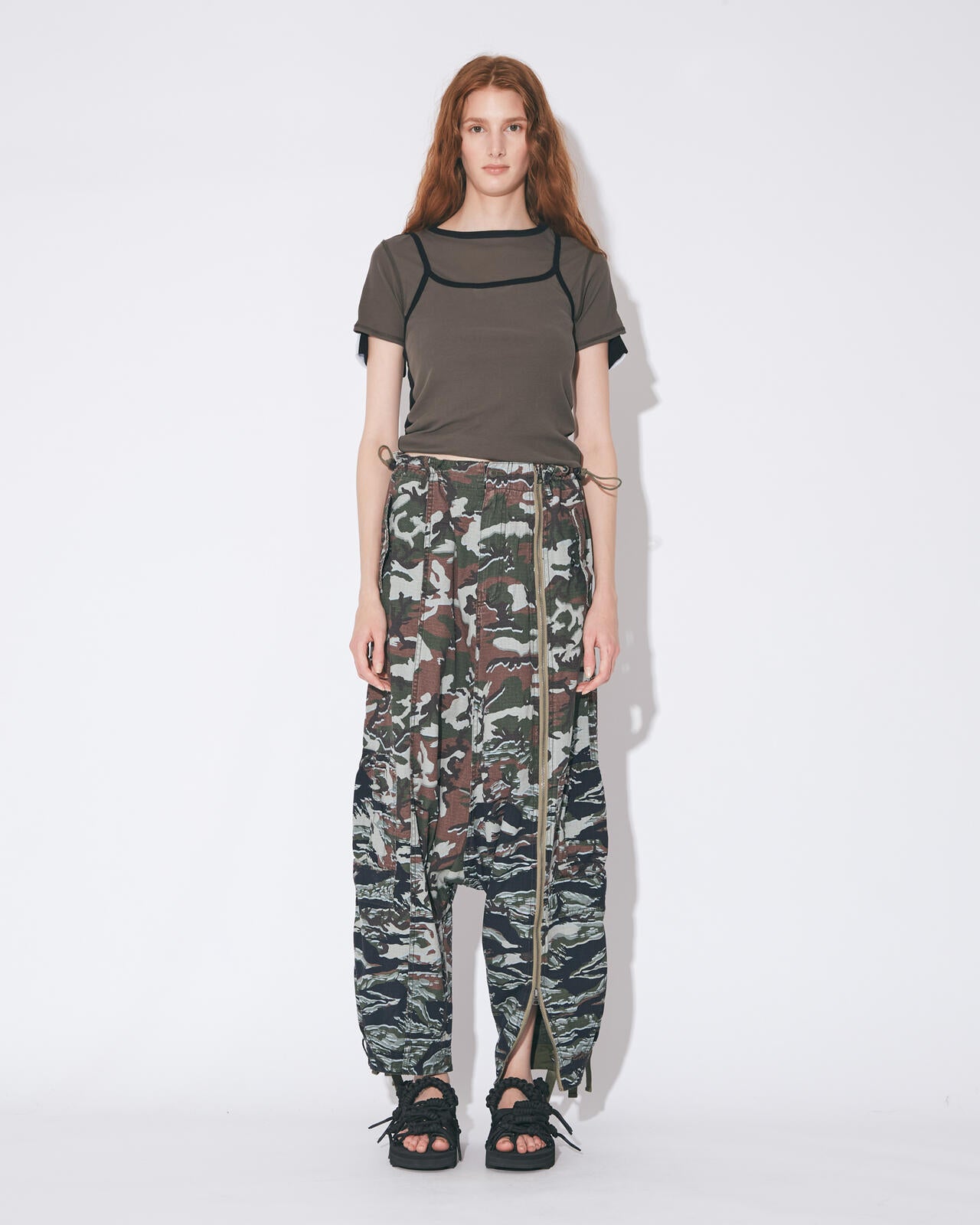 beautiful people × Alpha|double-end camouflage cargo pants