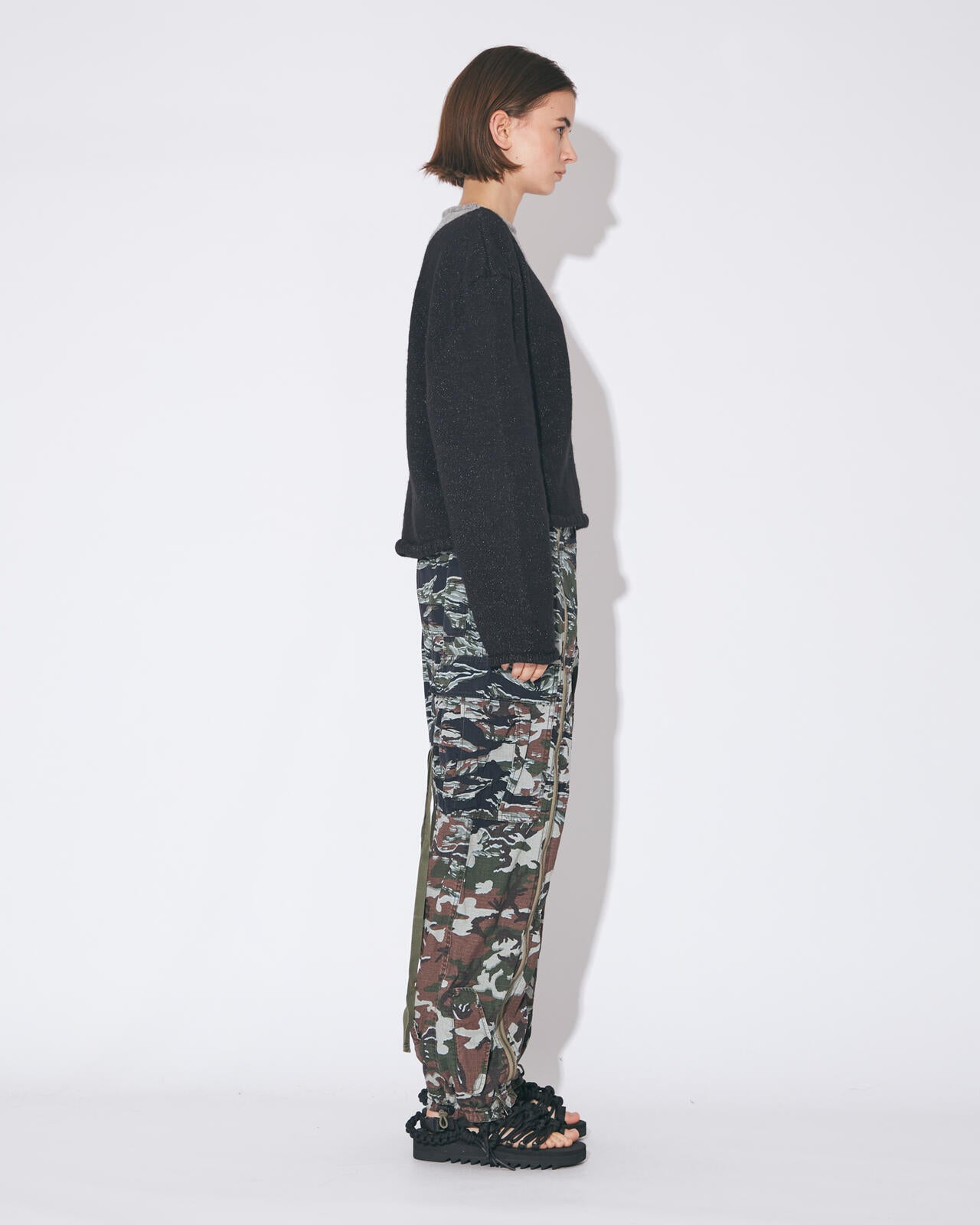 beautiful people × Alpha|double-end camouflage cargo pants