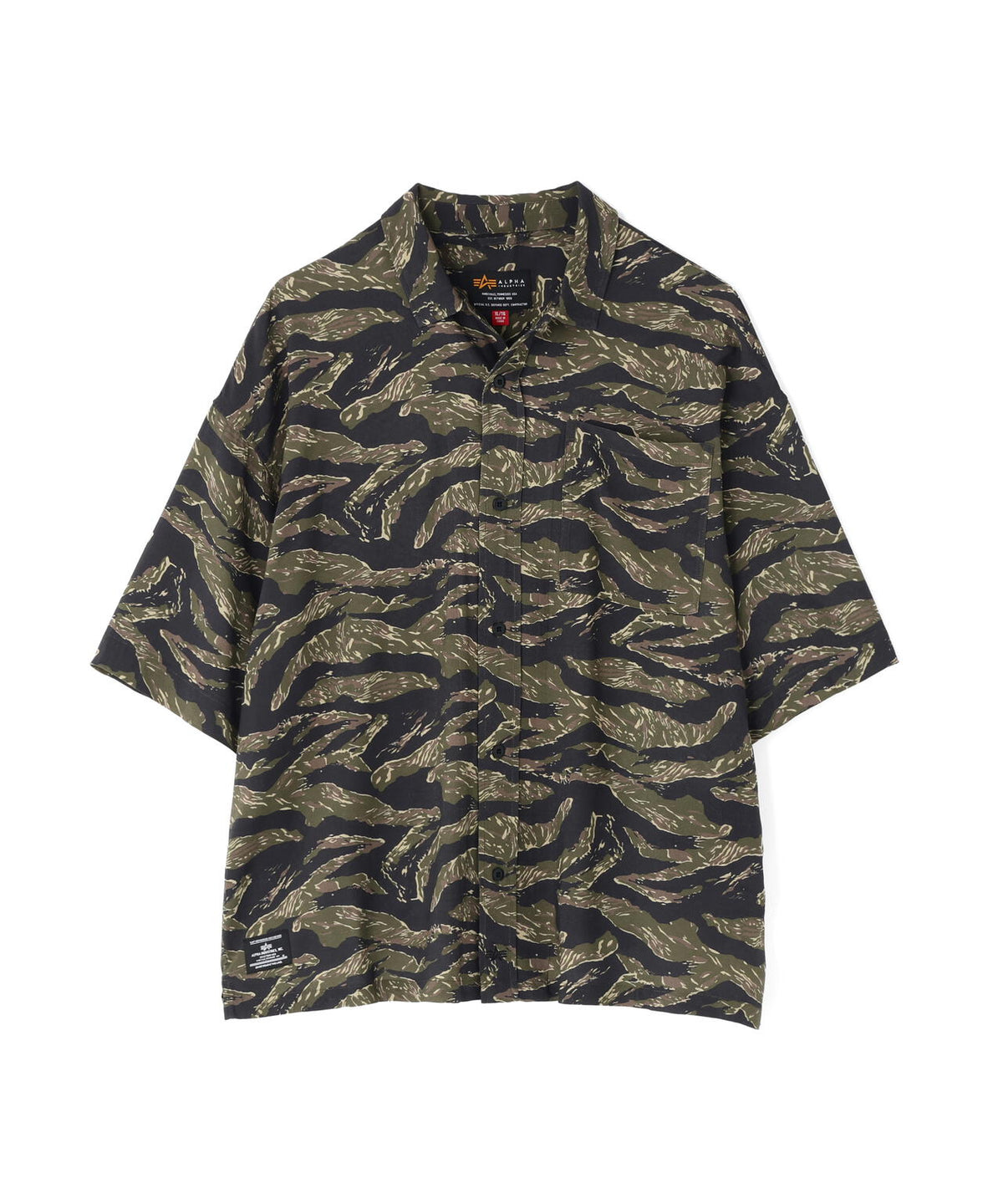 SS CAMO RELAXED CAMP SHIRT / ショートスリーブ カモ リラックス キャンプ シャツ