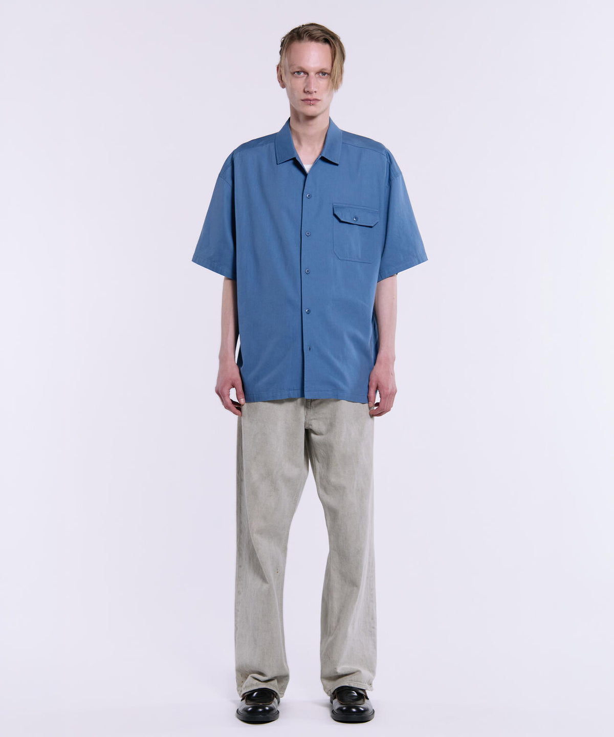 SS RELAXED ONE POCKET SHIRT