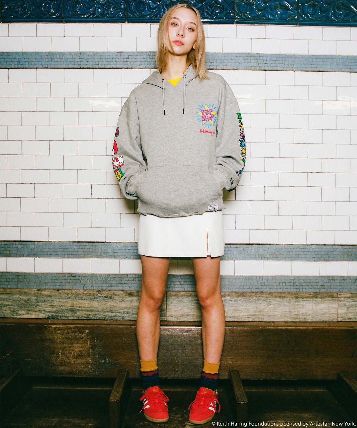Keith Haring X Alpha POP SHOP GRAPHIC HOODIE