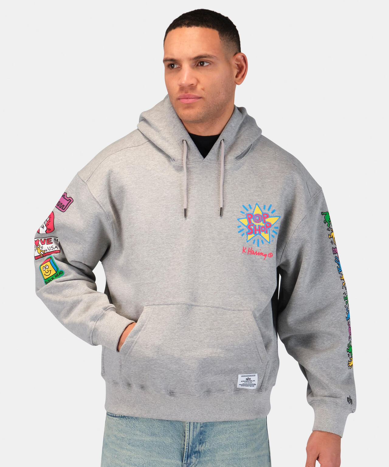 Keith Haring X Alpha POP SHOP GRAPHIC HOODIE
