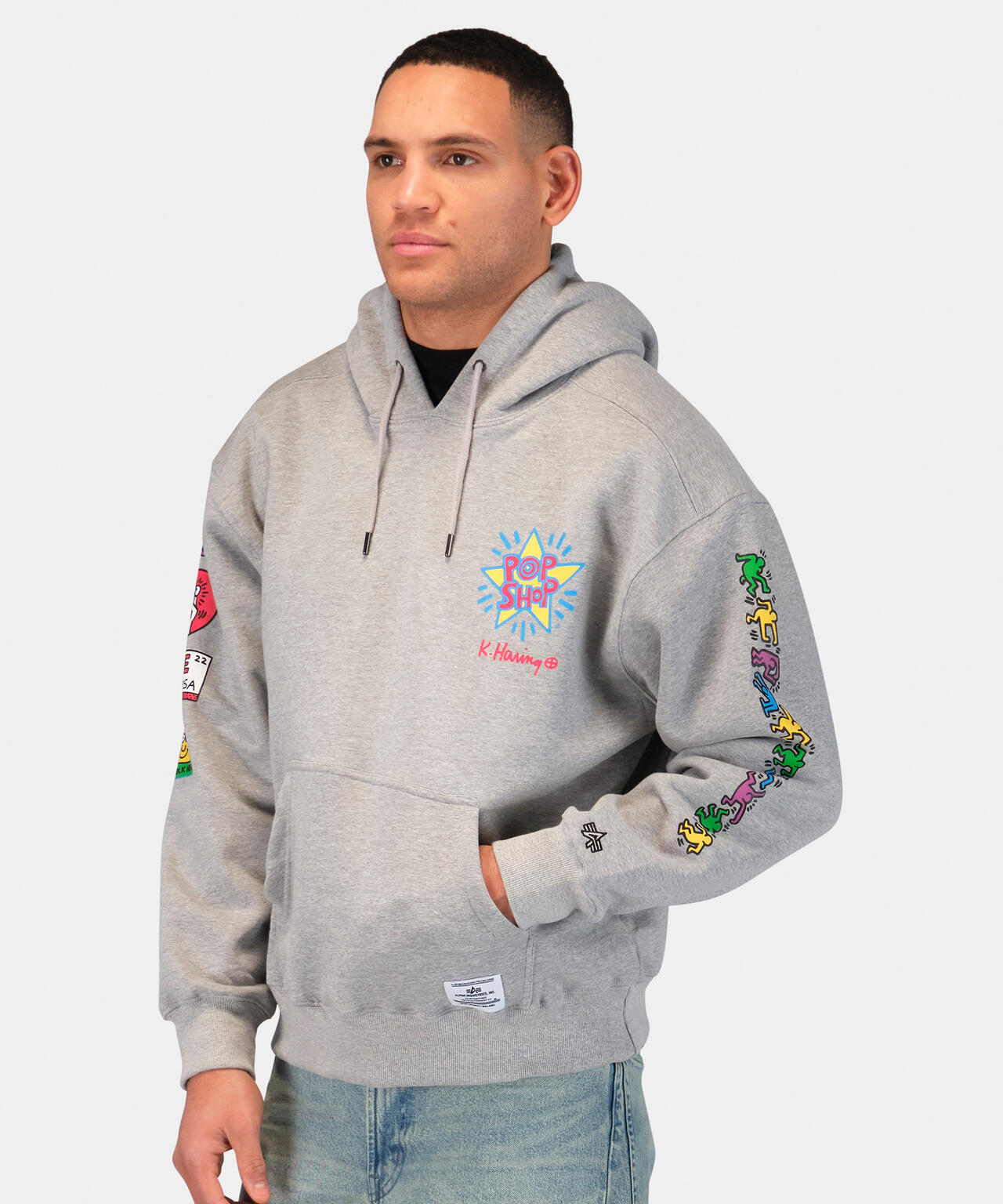 Keith Haring X Alpha POP SHOP GRAPHIC HOODIE