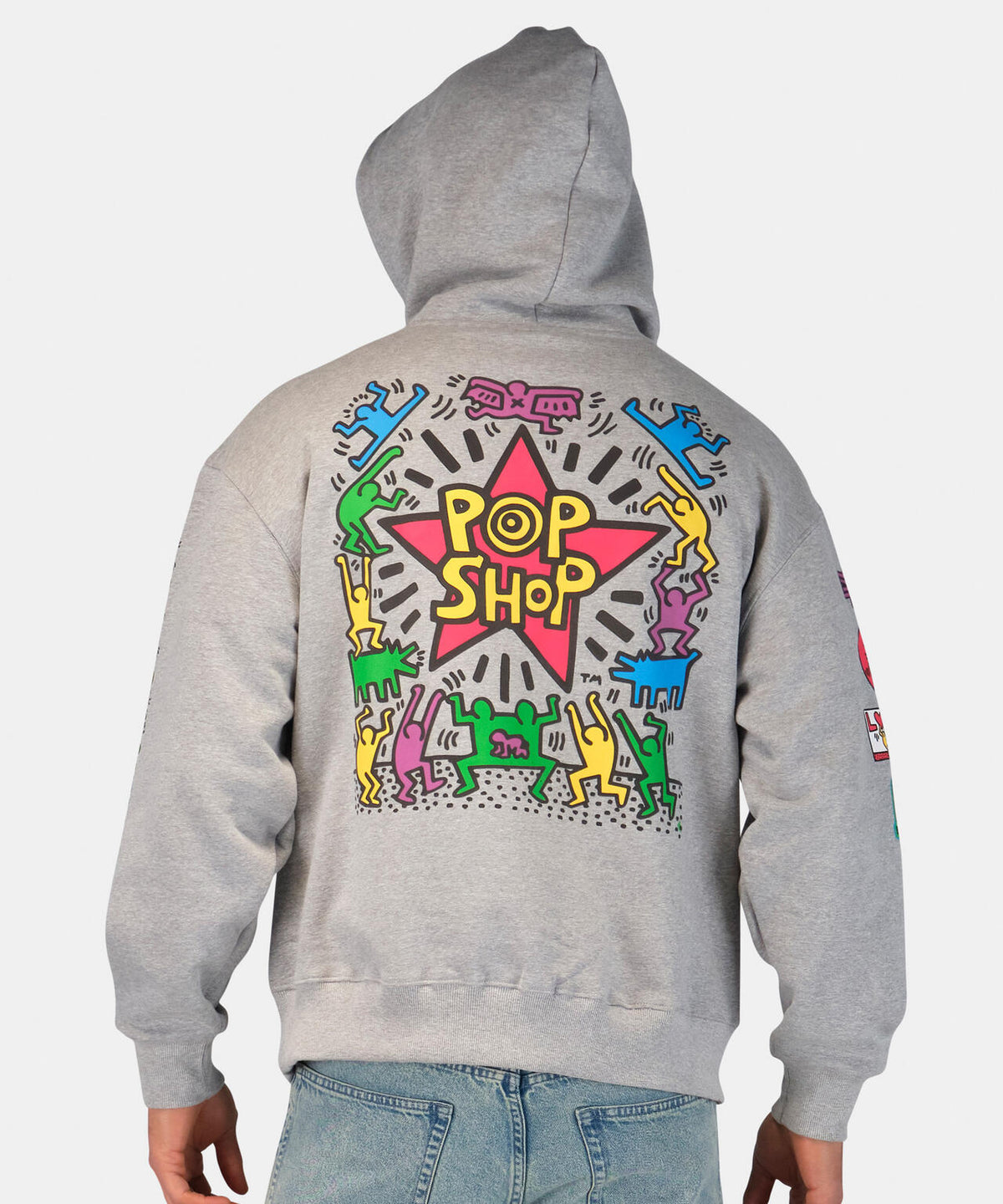 Keith Haring X Alpha POP SHOP GRAPHIC HOODIE / ポップショップ グラフィック フードパーカ