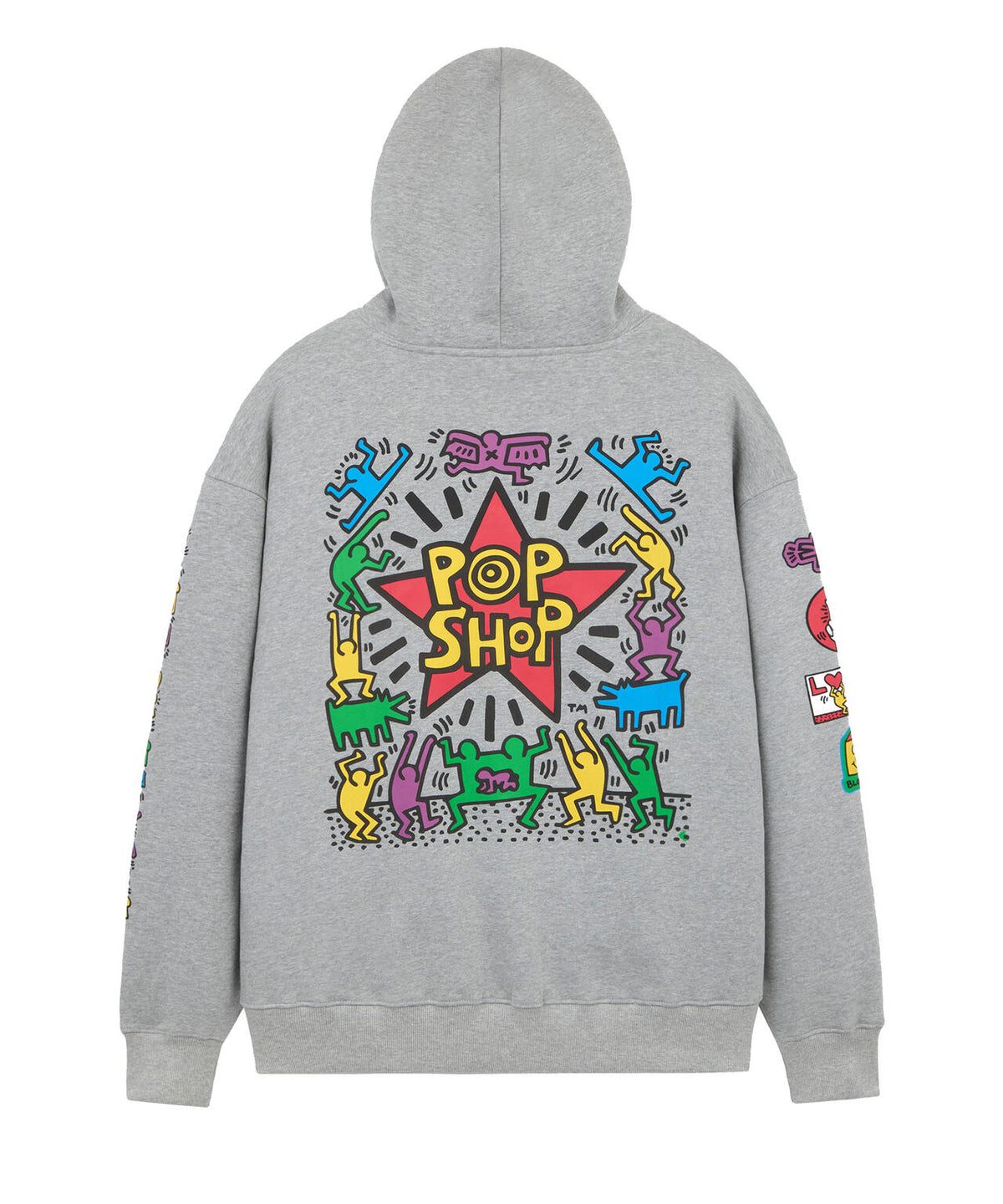 Keith Haring X Alpha POP SHOP GRAPHIC HOODIE / ポップショップ グラフィック フードパーカ