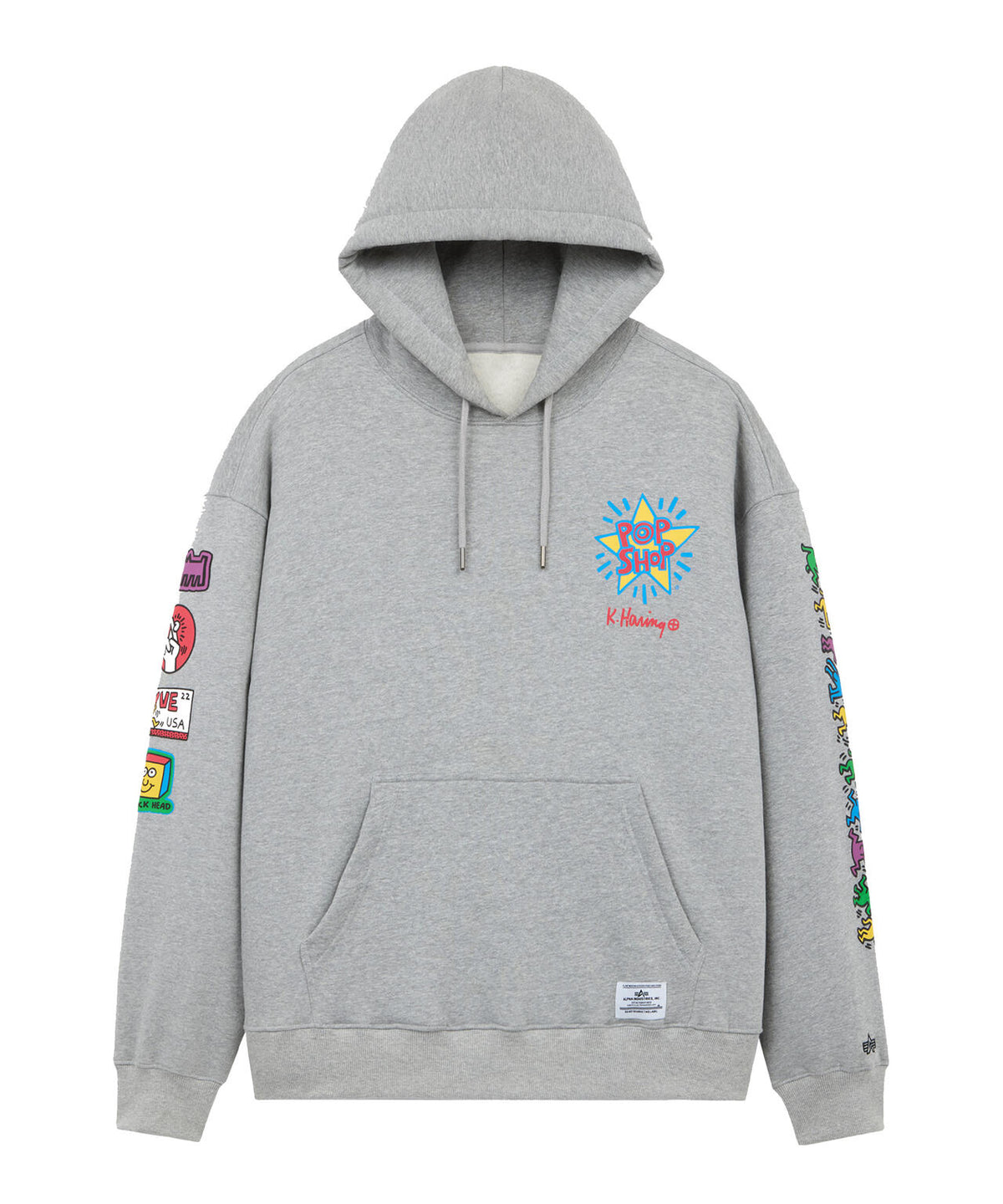 Keith Haring X Alpha POP SHOP GRAPHIC HOODIE / ポップショップ グラフィック フードパーカ