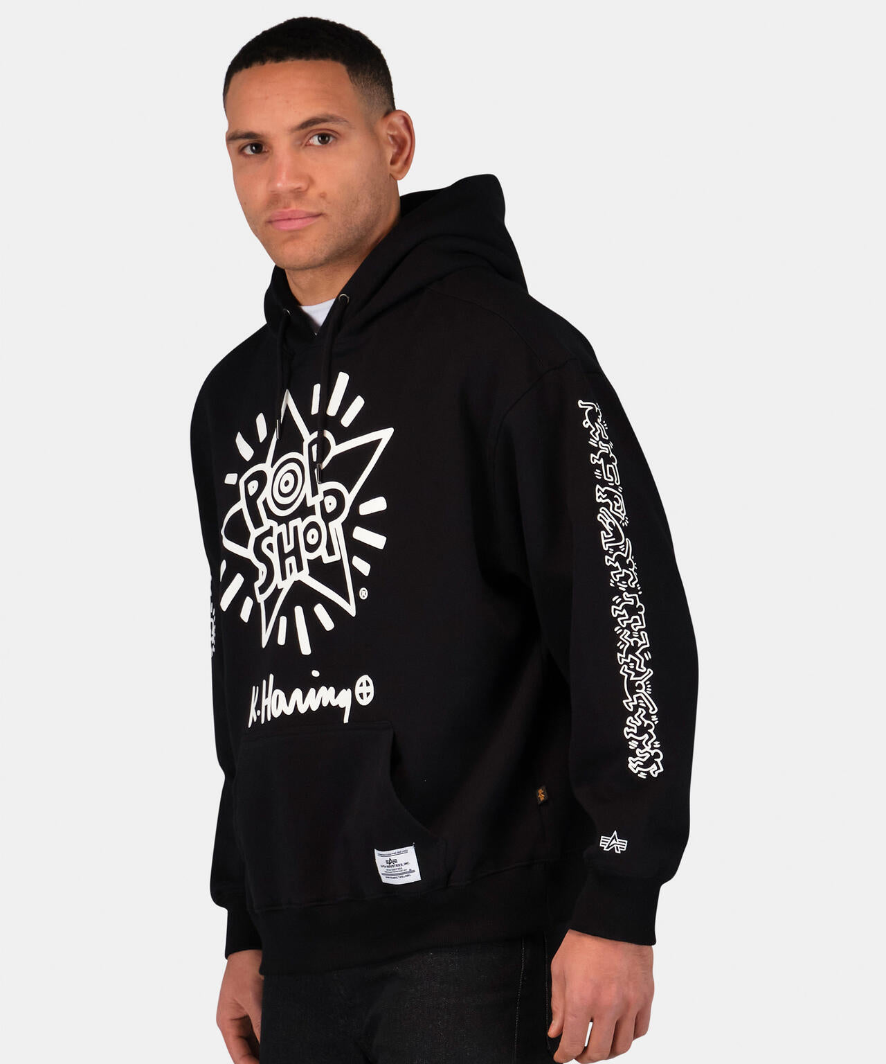 Keith Haring X Alpha NEW YORK GRAPHIC HOODIE