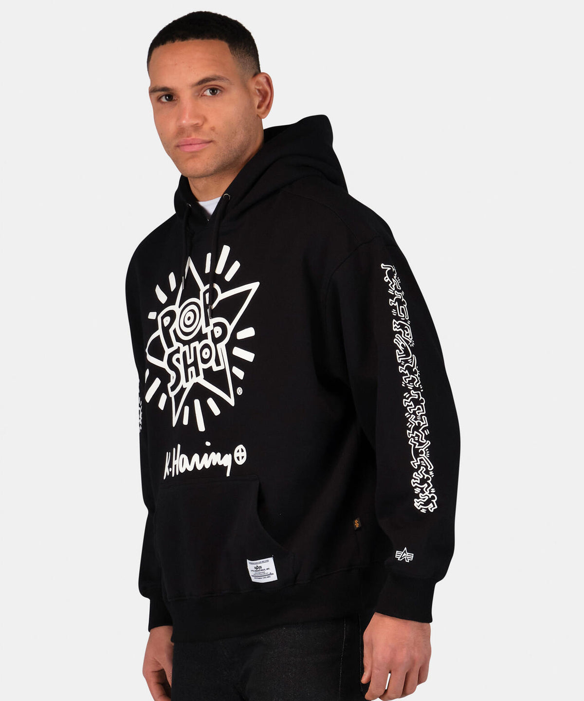 Keith Haring X Alpha NEW YORK GRAPHIC HOODIE / ニューヨーク グラフィック フードパーカ