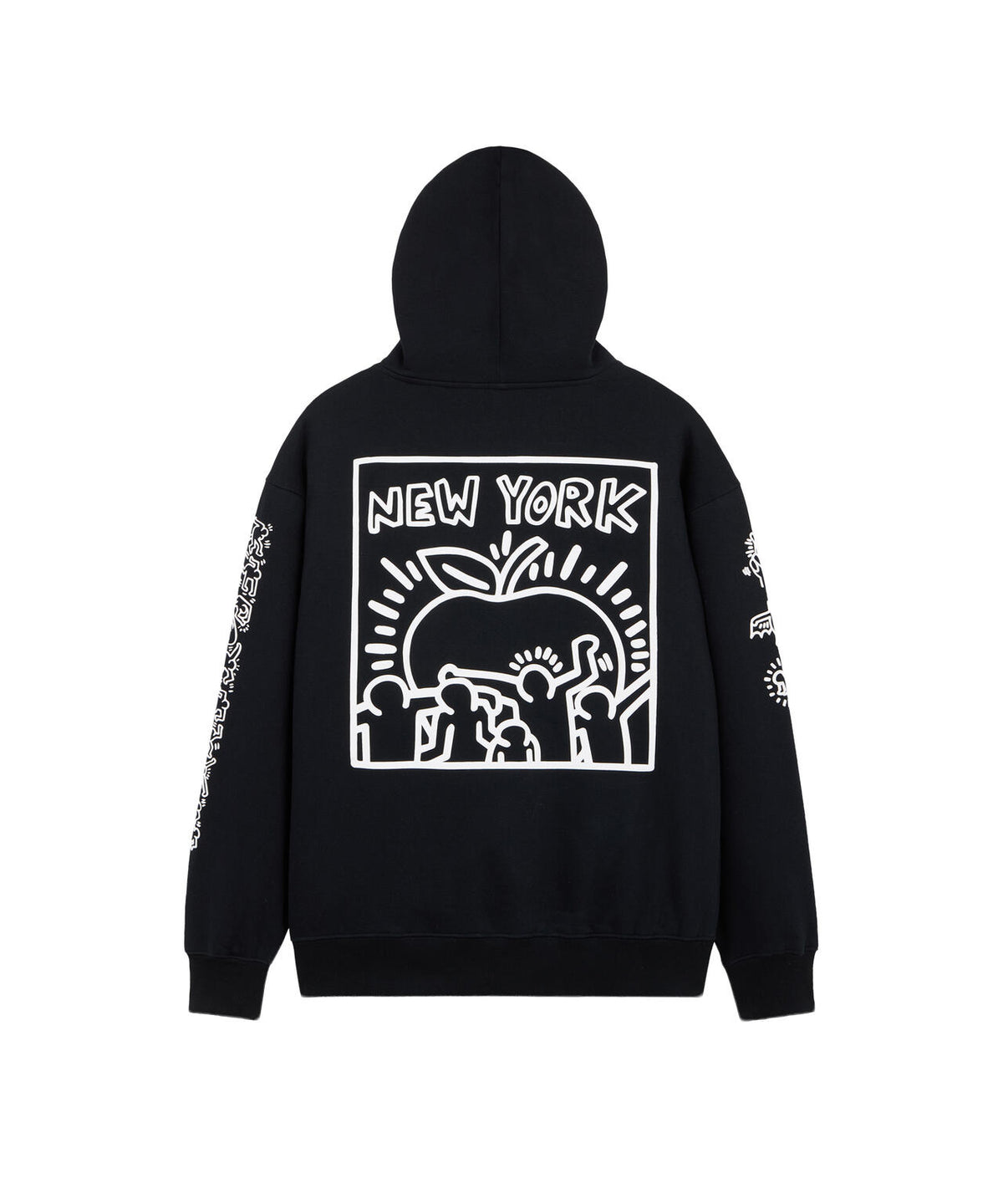 Keith Haring X Alpha NEW YORK GRAPHIC HOODIE / ニューヨーク グラフィック フードパーカ