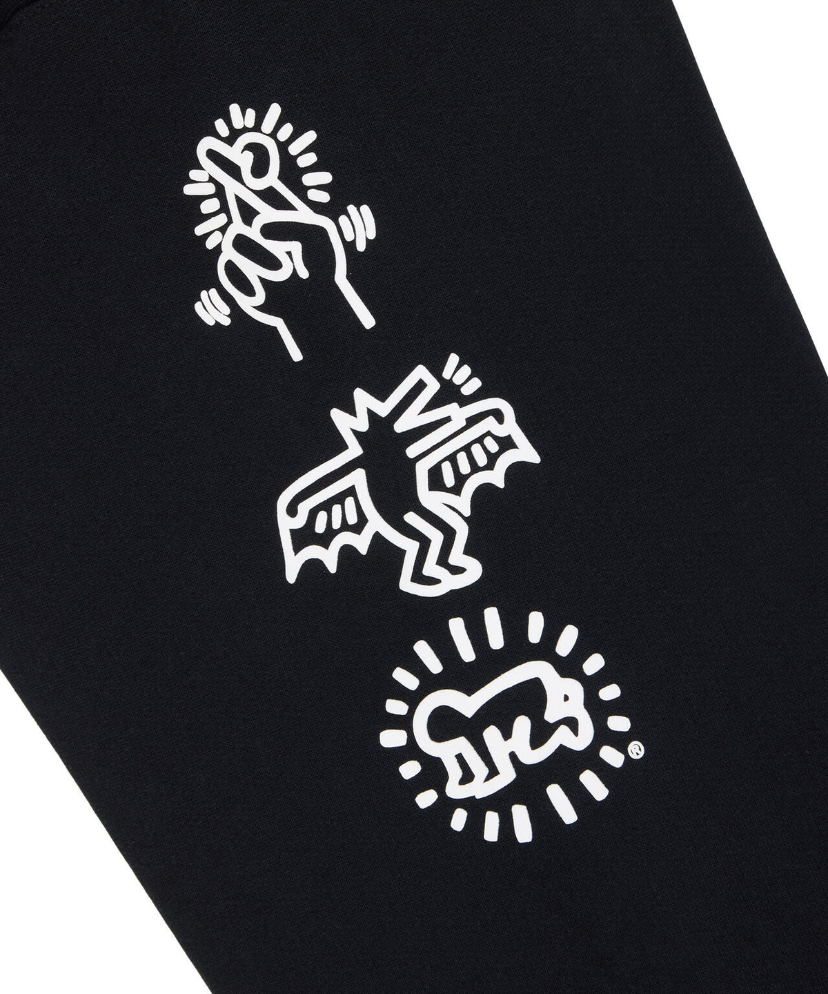 Keith Haring X Alpha NEW YORK GRAPHIC HOODIE / ニューヨーク グラフィック フードパーカ