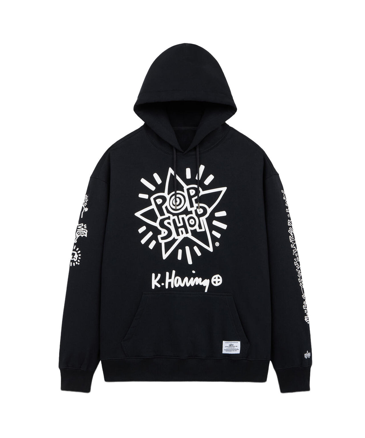 Keith Haring X Alpha NEW YORK GRAPHIC HOODIE / ニューヨーク グラフィック フードパーカ
